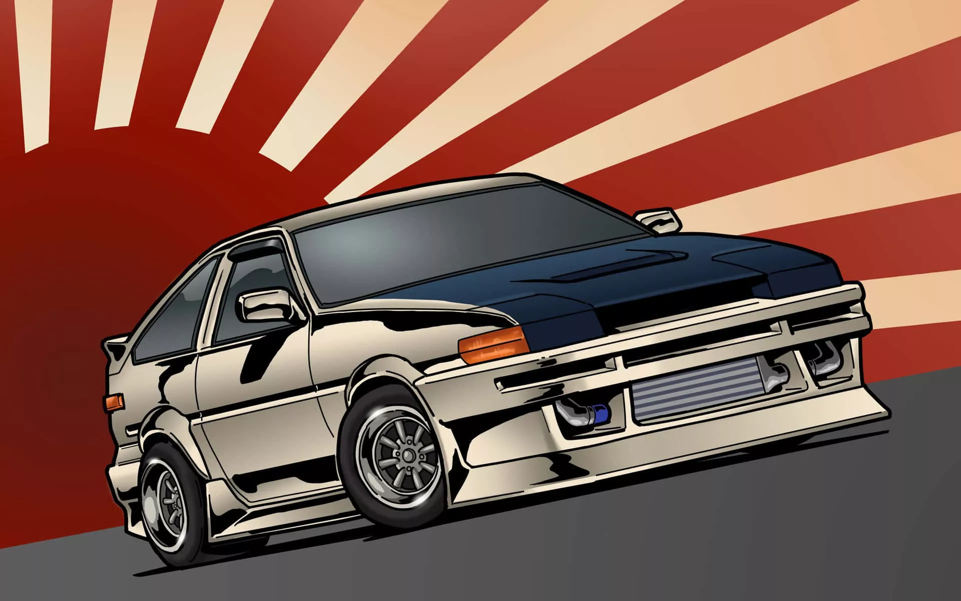 Download Sketch Stance Jdm Wallpaper