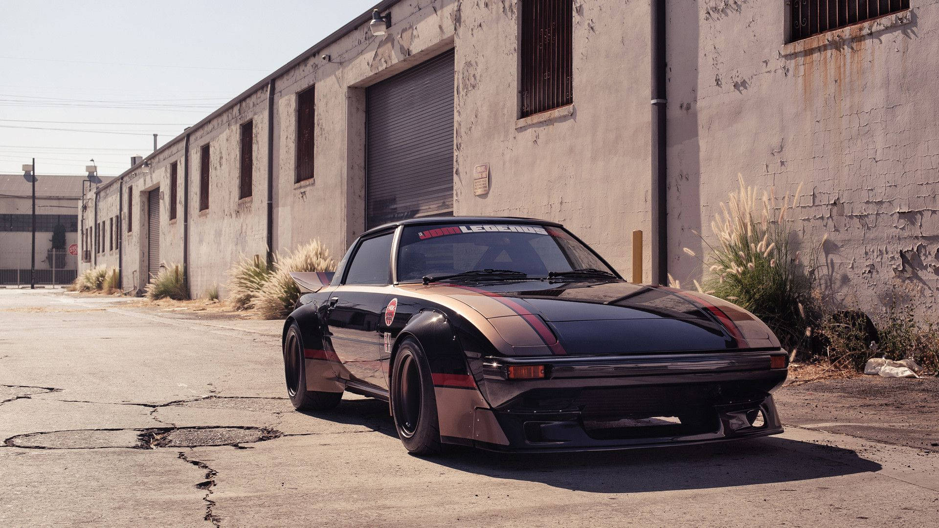 Jdm Legends Rx 7 At Building Wallpaper