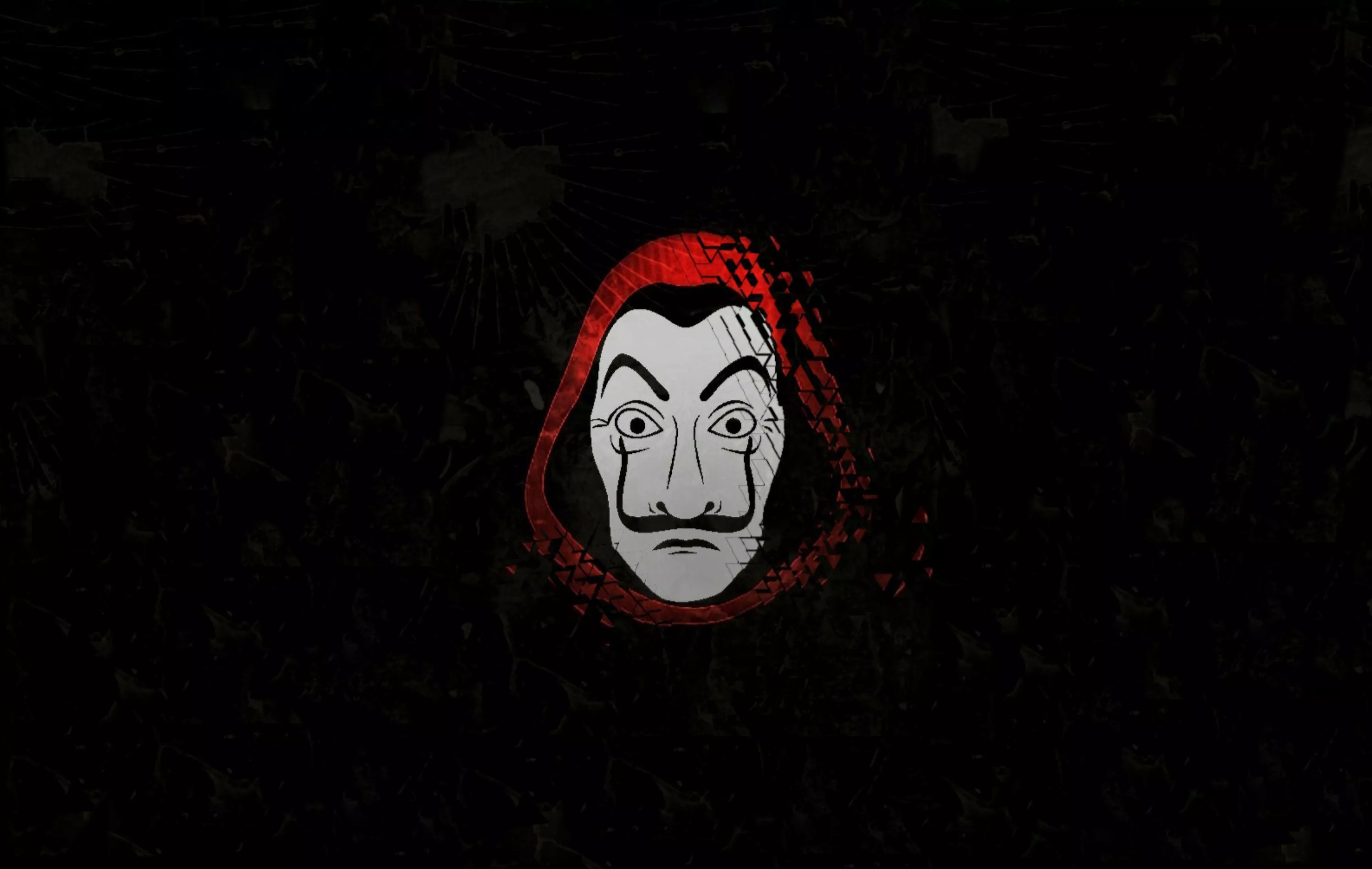 Money Heist Mask Wallpaper, HD TV