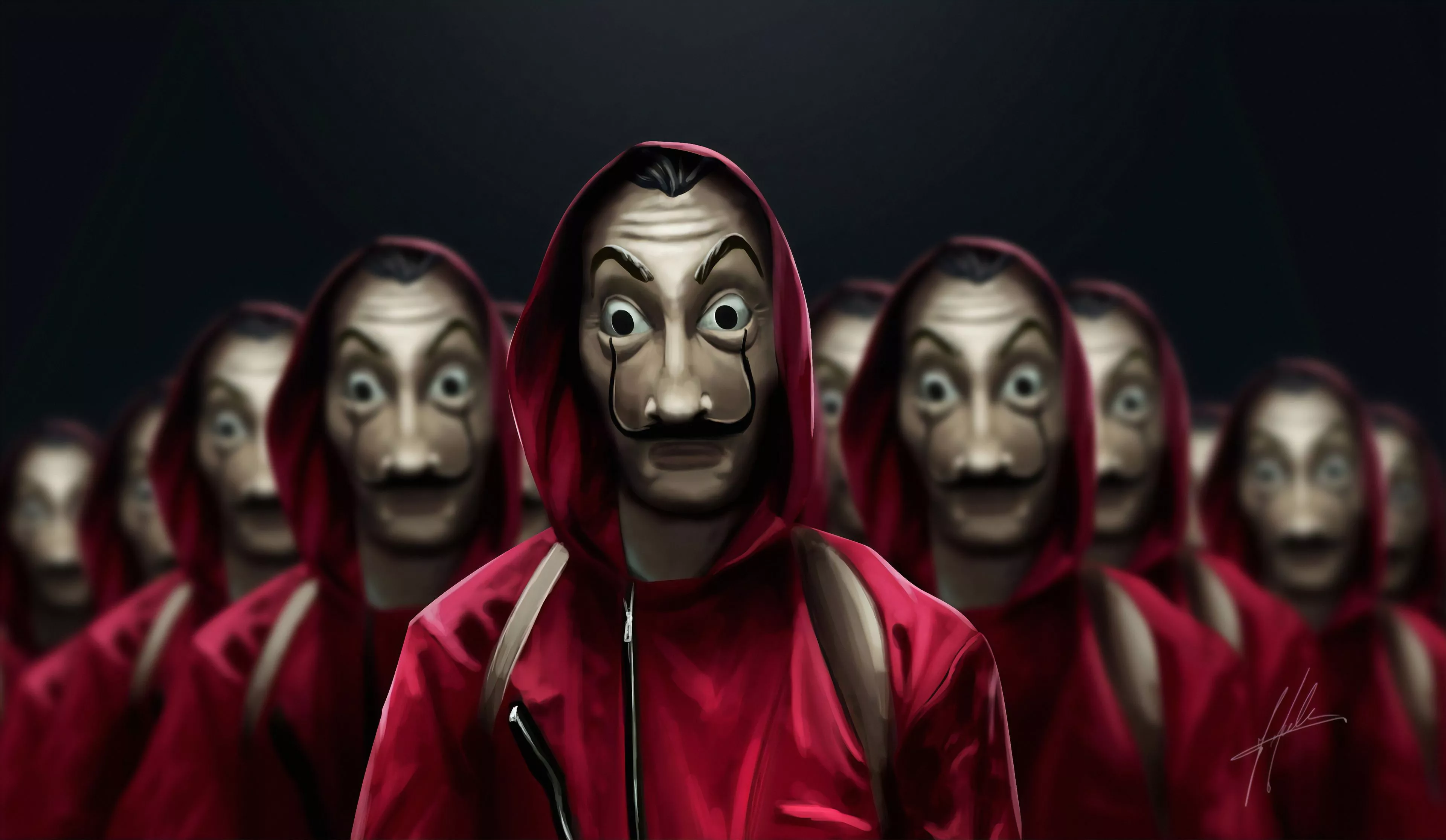 Papel TV Show Money Heist Art
