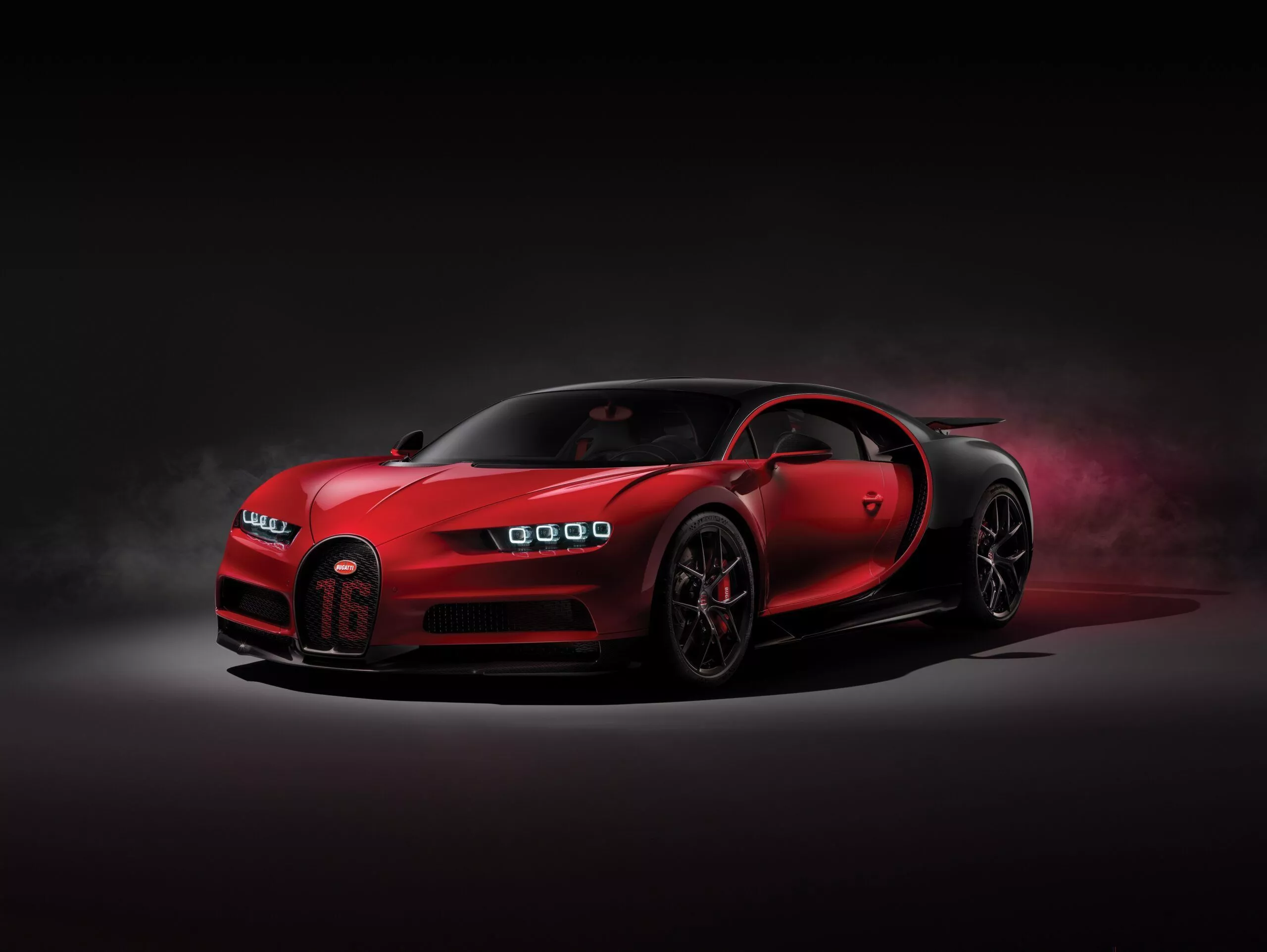 Red Bugatti Supercar Super Cars Fast