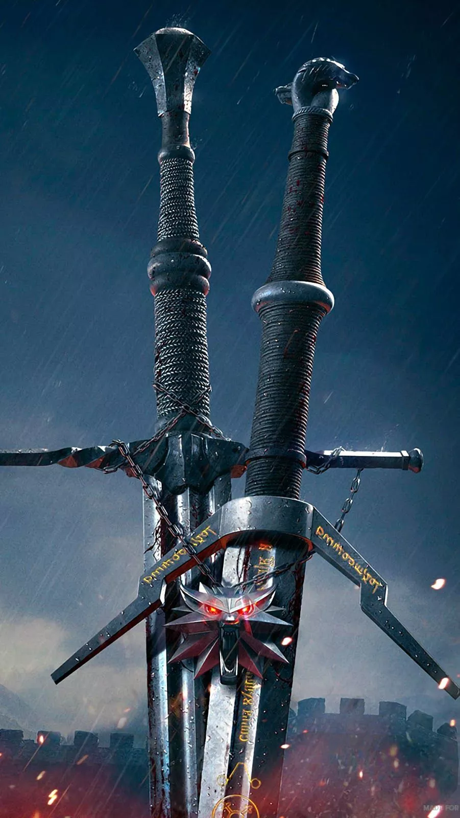 The Witcher phone wallpaper collection