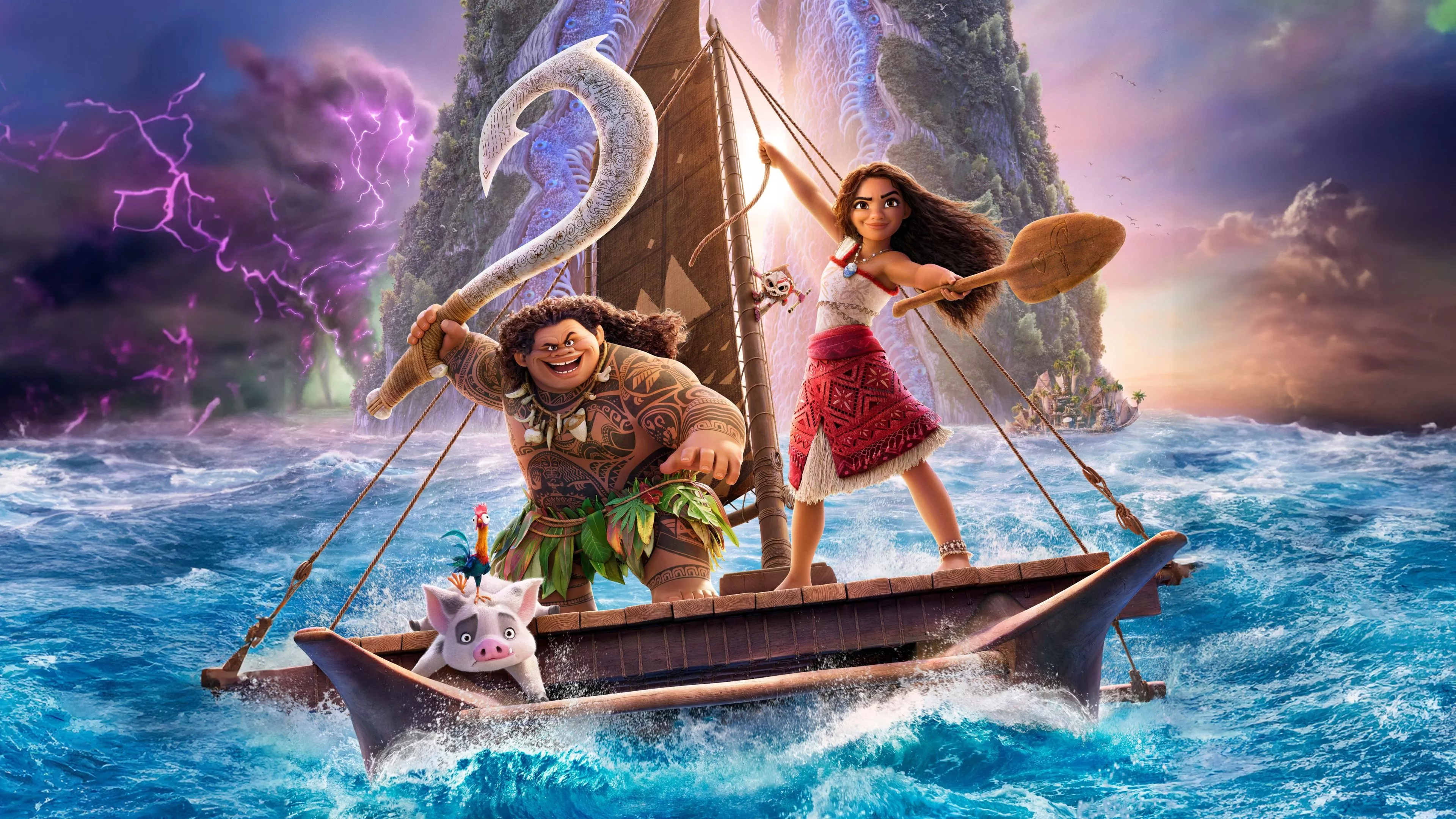 Moana 2 Wallpaper 4K, 5K, 2024 Movies