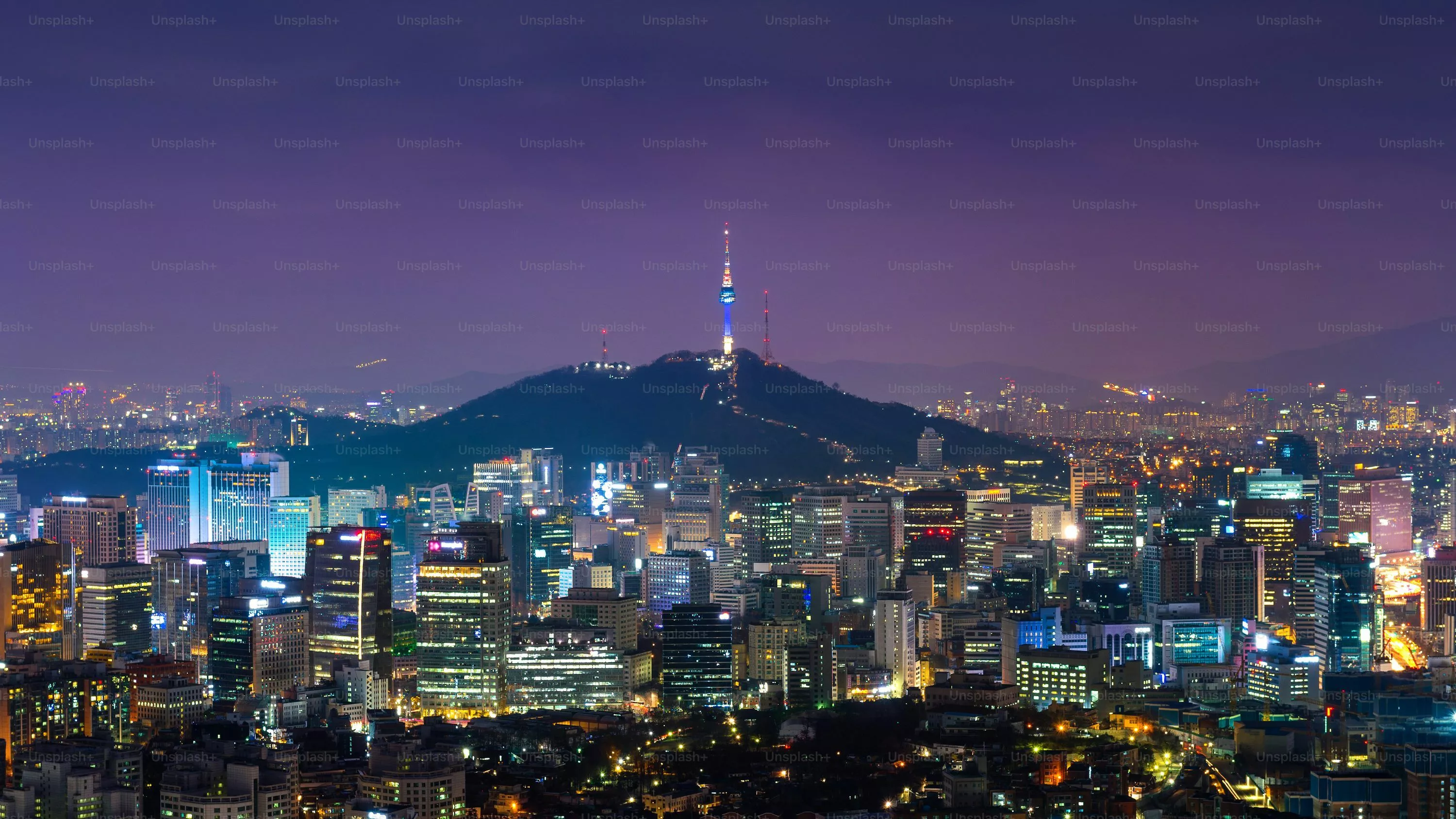 Seoul Night Picture. Download Free