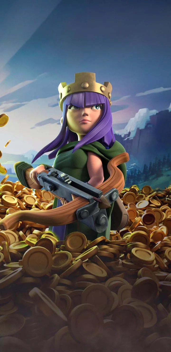 Clash of clans gaming 4k wallpaper