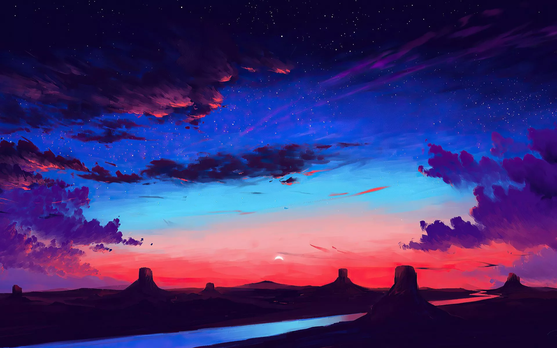 Last Sky Light 4k 1080P