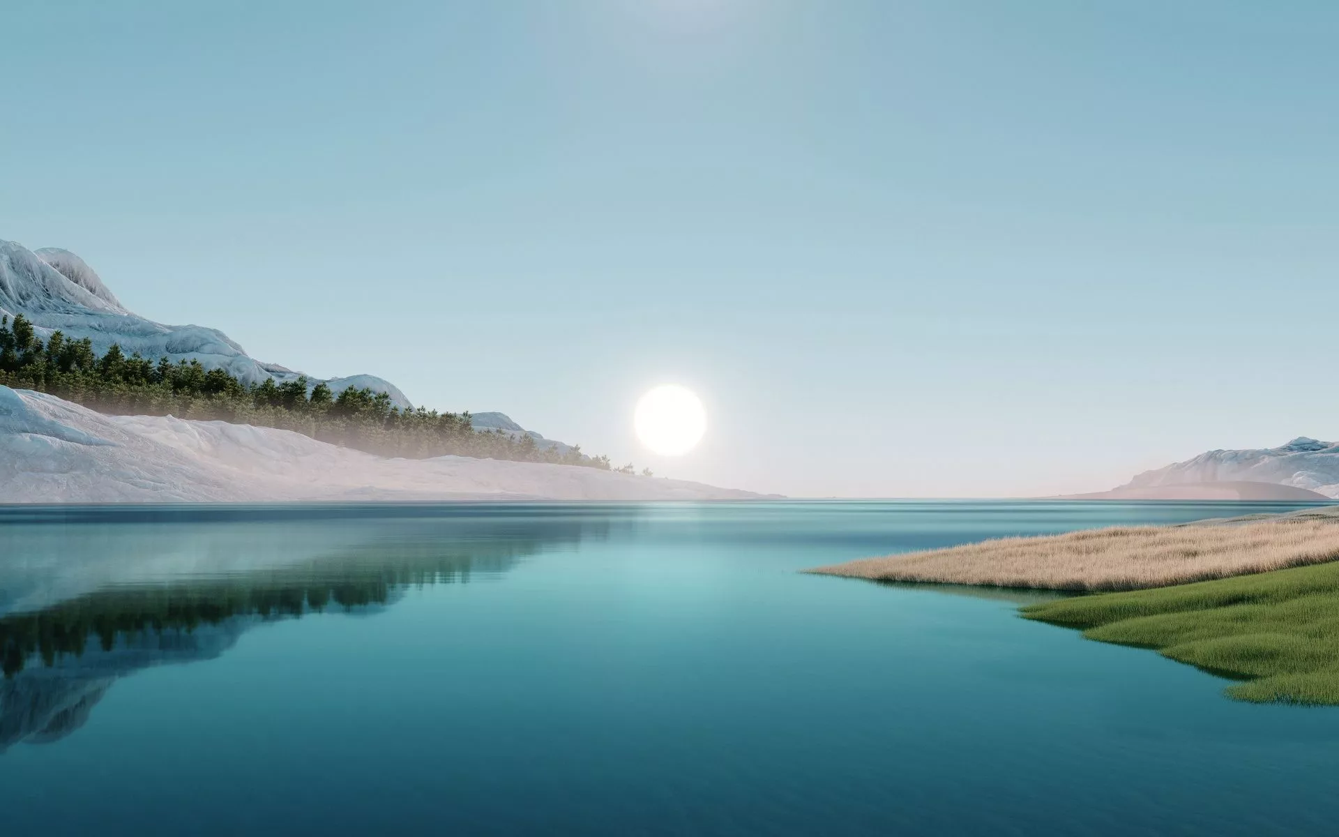 Windows 11 Wallpaper 4K, Landscape