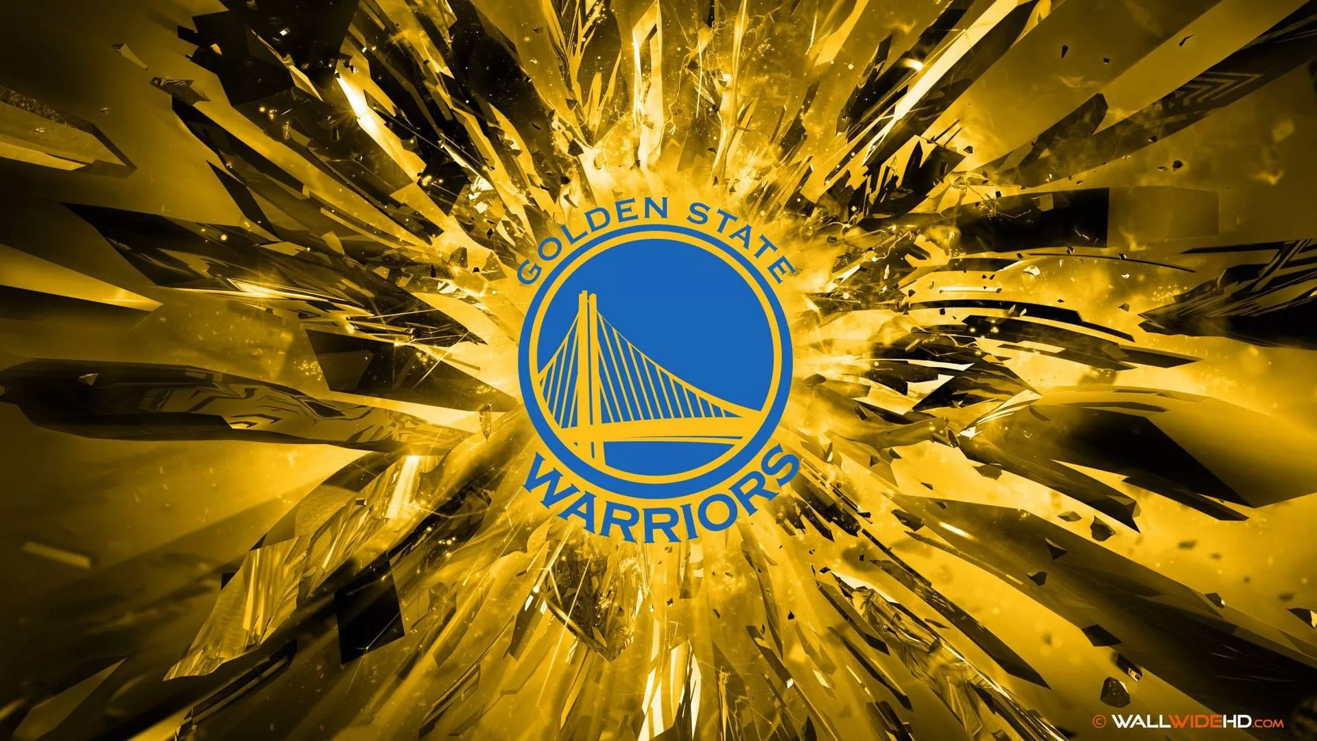 Golden State Warriors Golden Poster