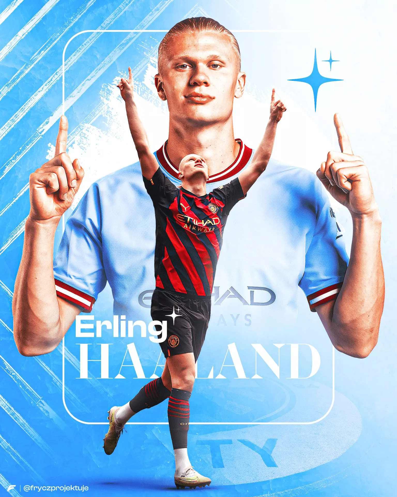 Erling Haaland Man City Wallpaper