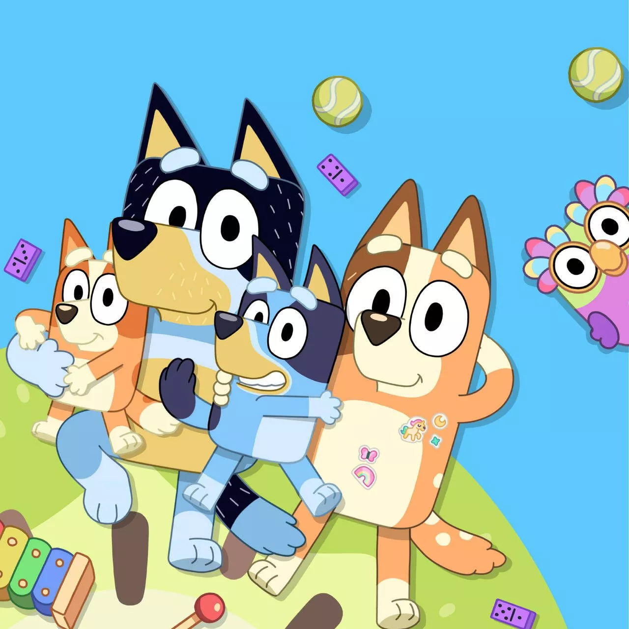 Bluey HD Wallpaper