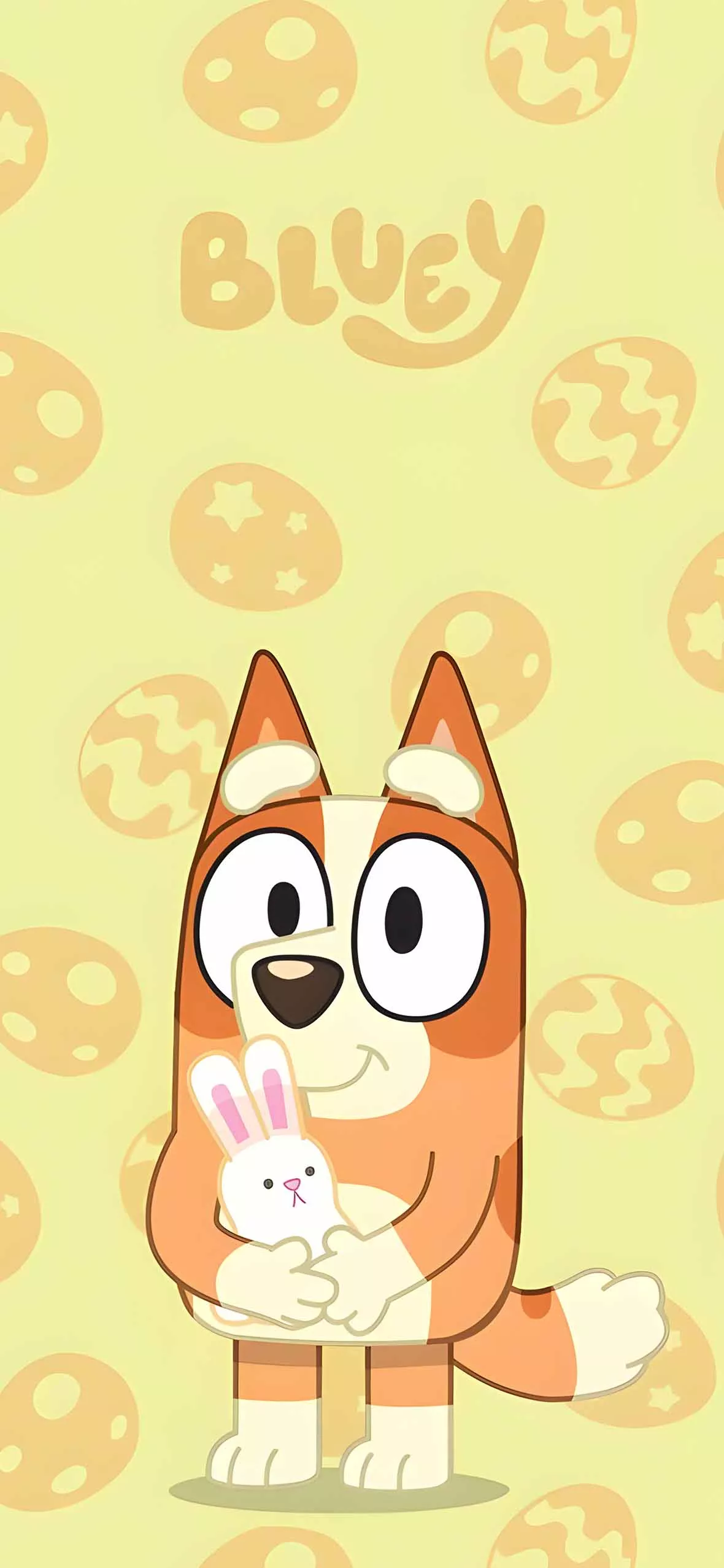 Bingo Holding Bunny Wallpaper