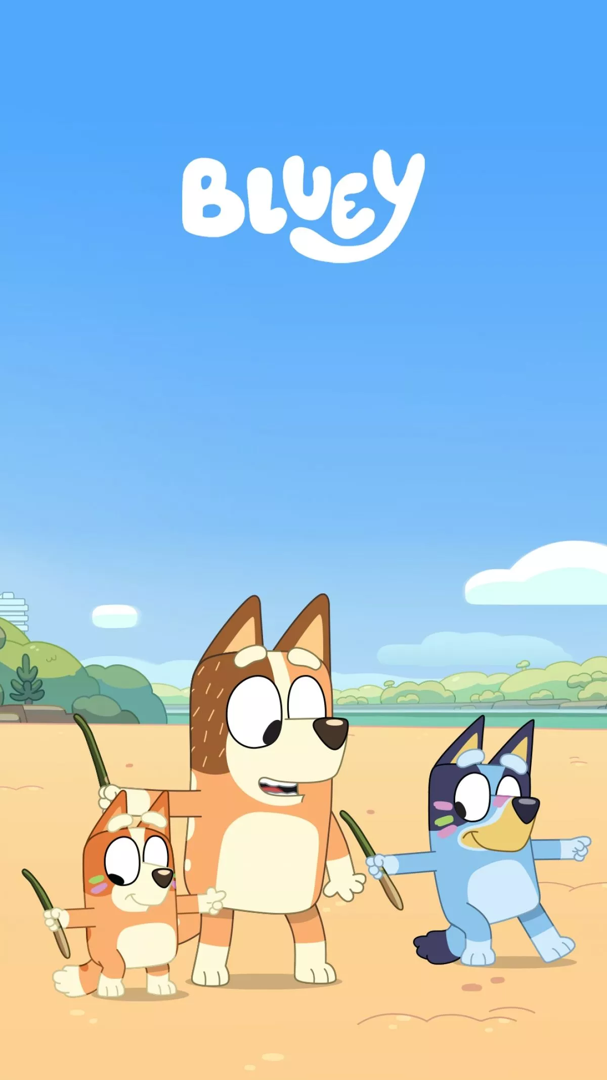 Bluey TV Show For Kids Stickbird