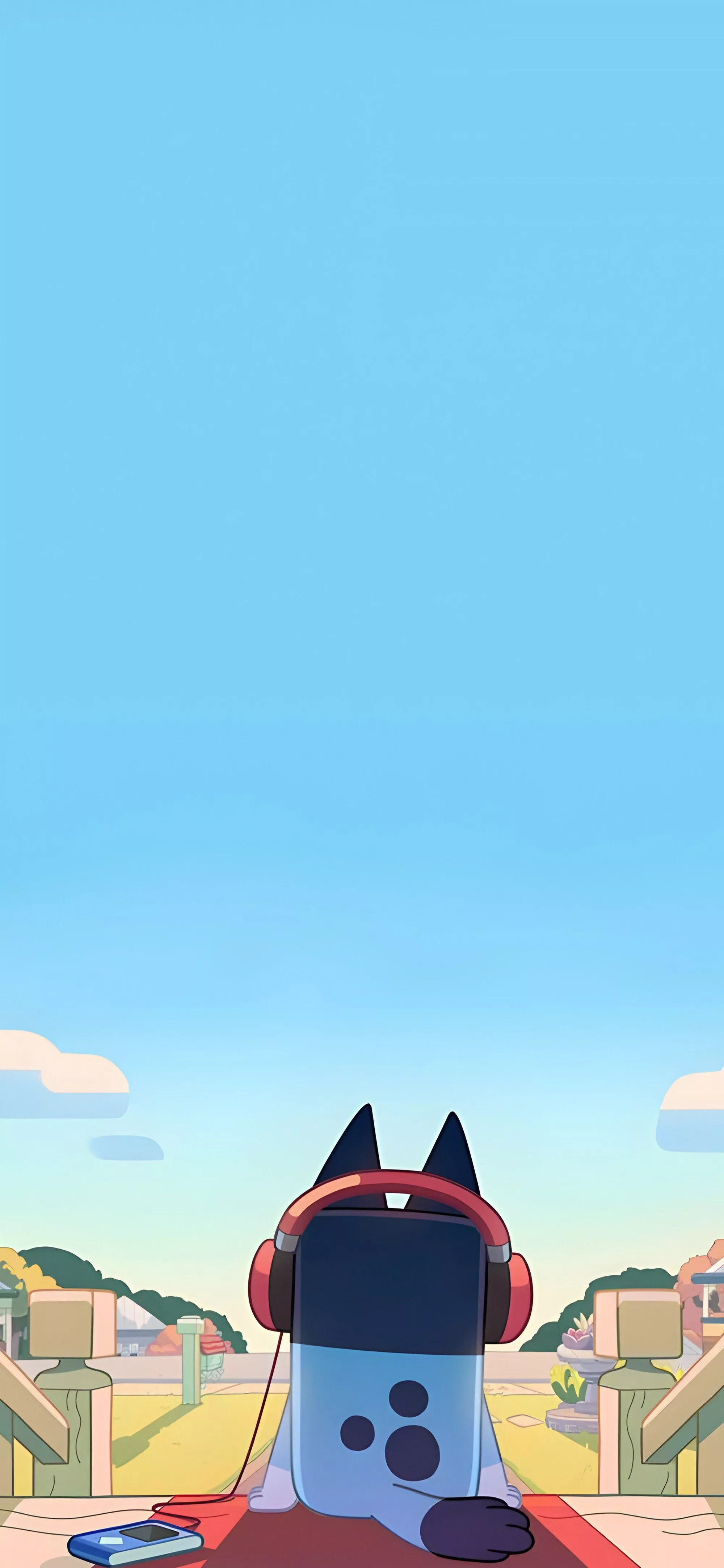 Bluey Listening Music Scenery
