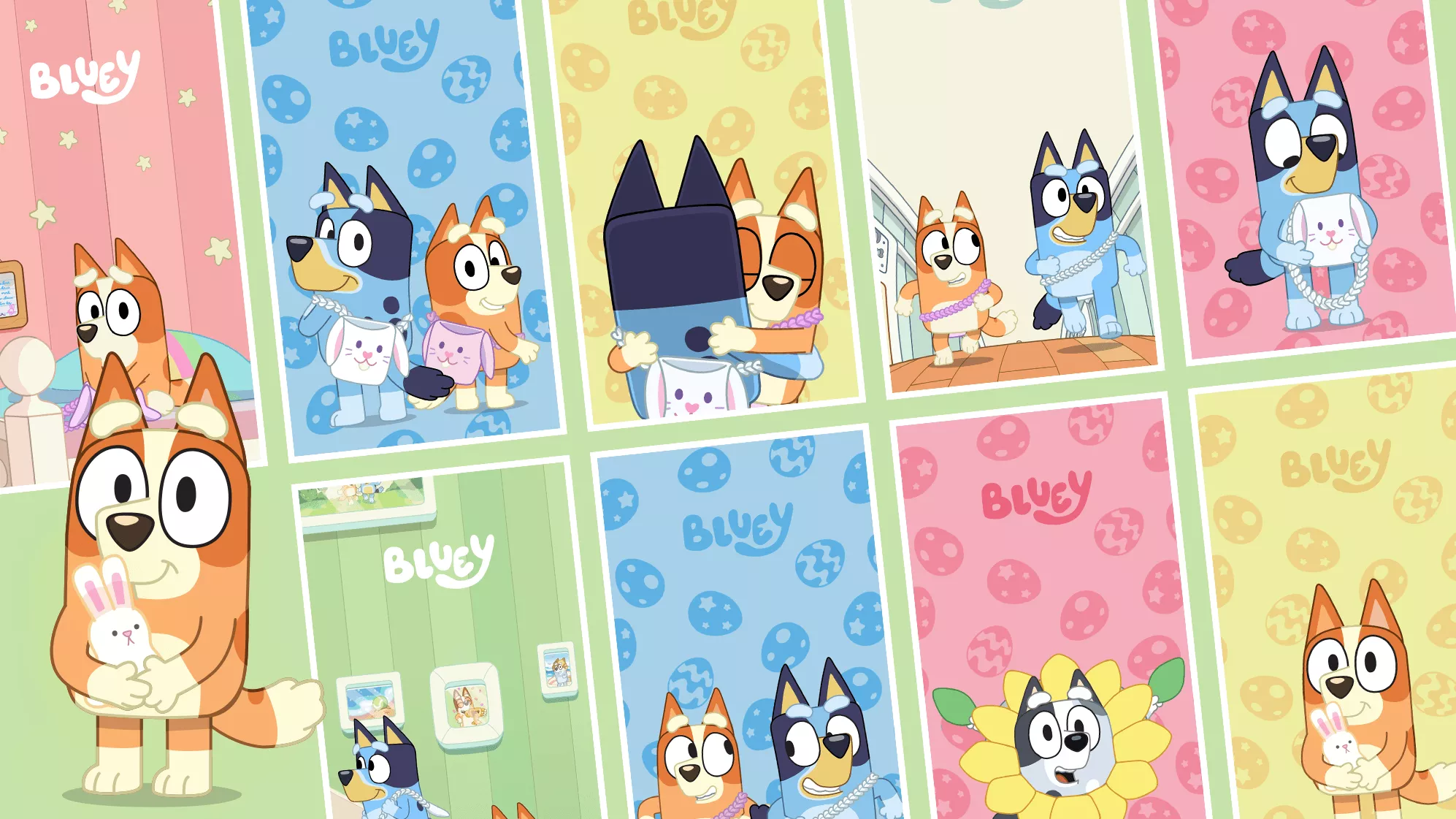 Bluey Easter Wallpaper
