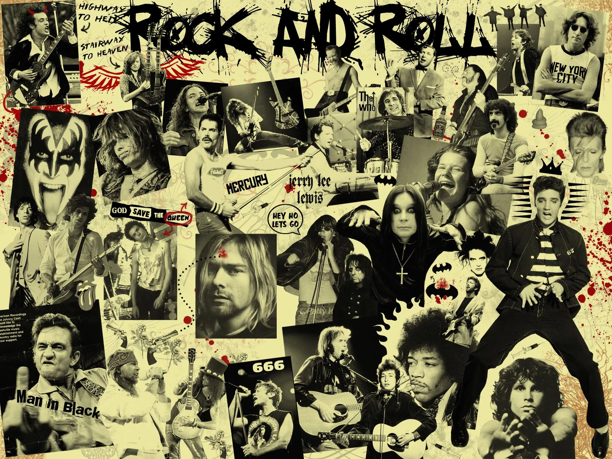black, musicians, rockers, Rock