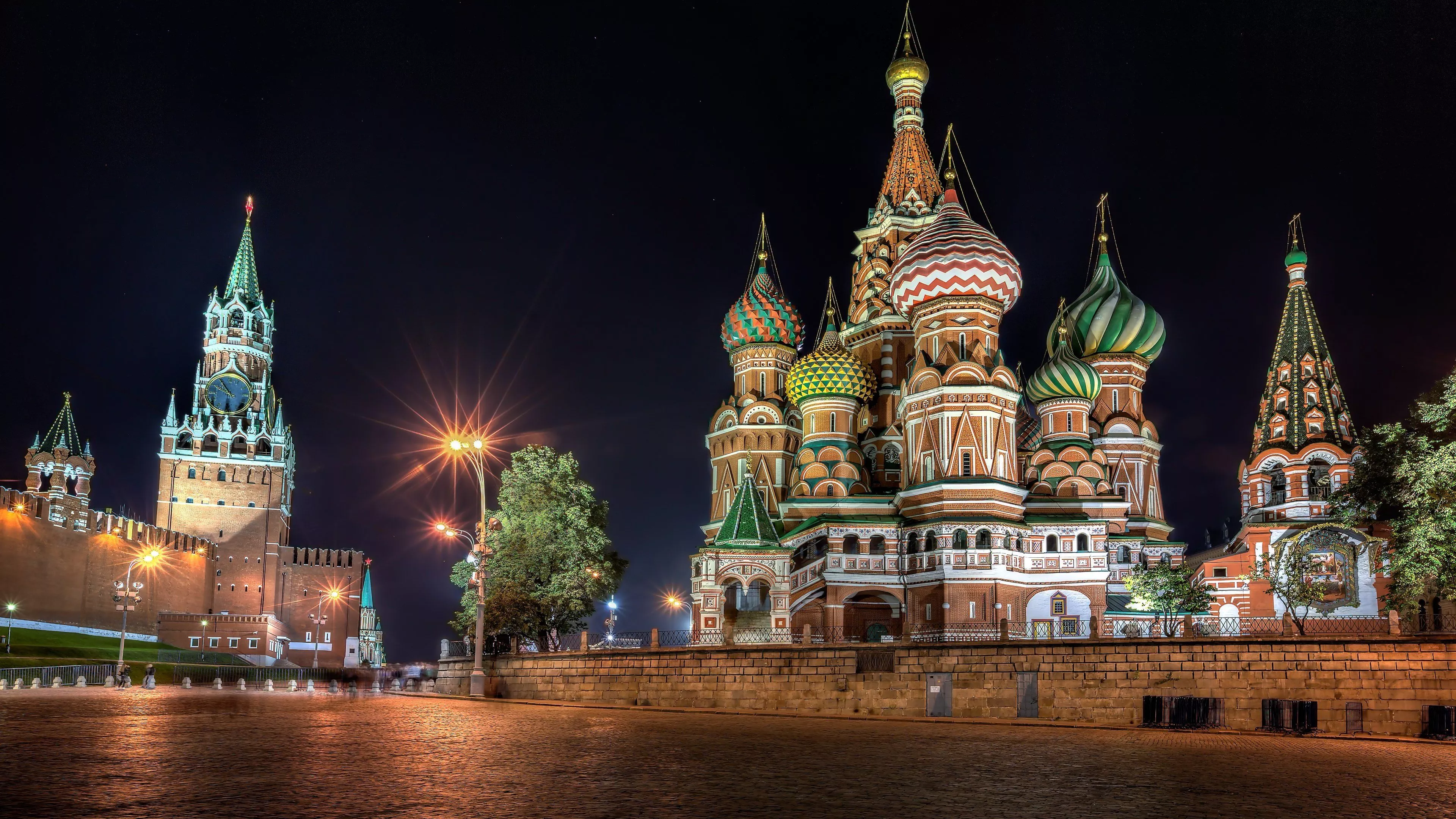 Wallpaper night, Moscow, The Kremlin