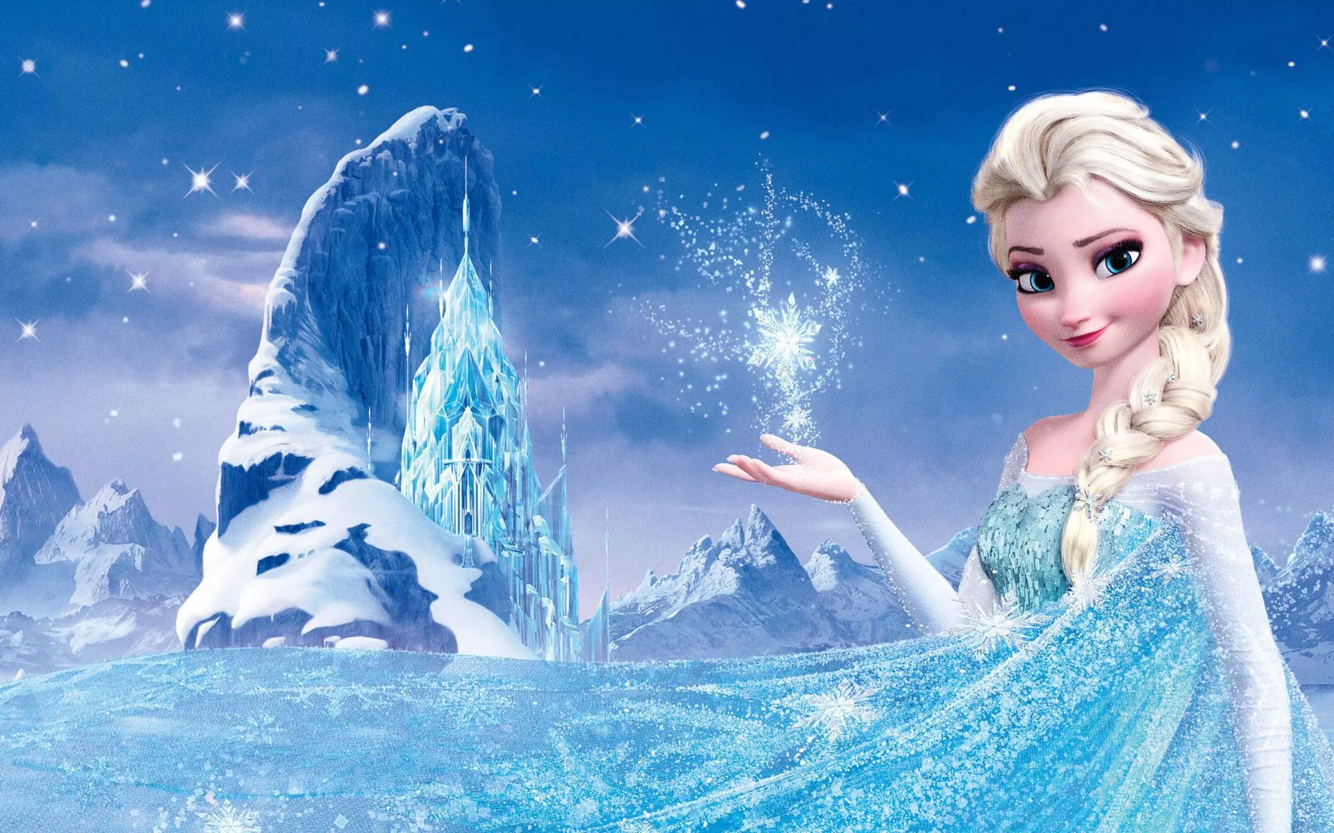 Elsa's Ice Magic HD Wallpaper
