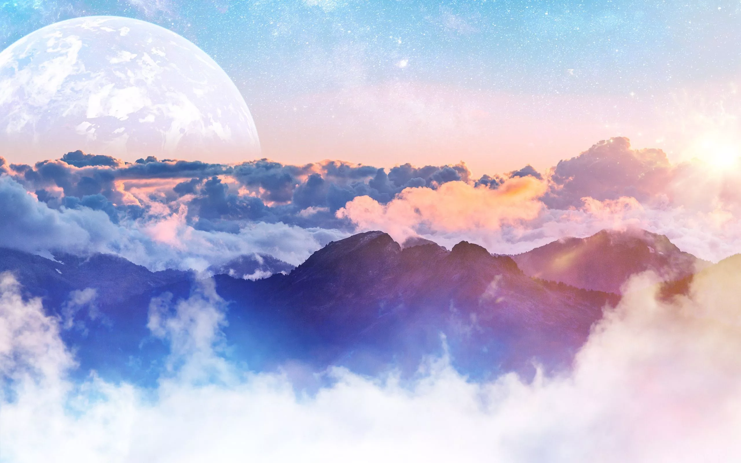 Above the clouds 2560x1600