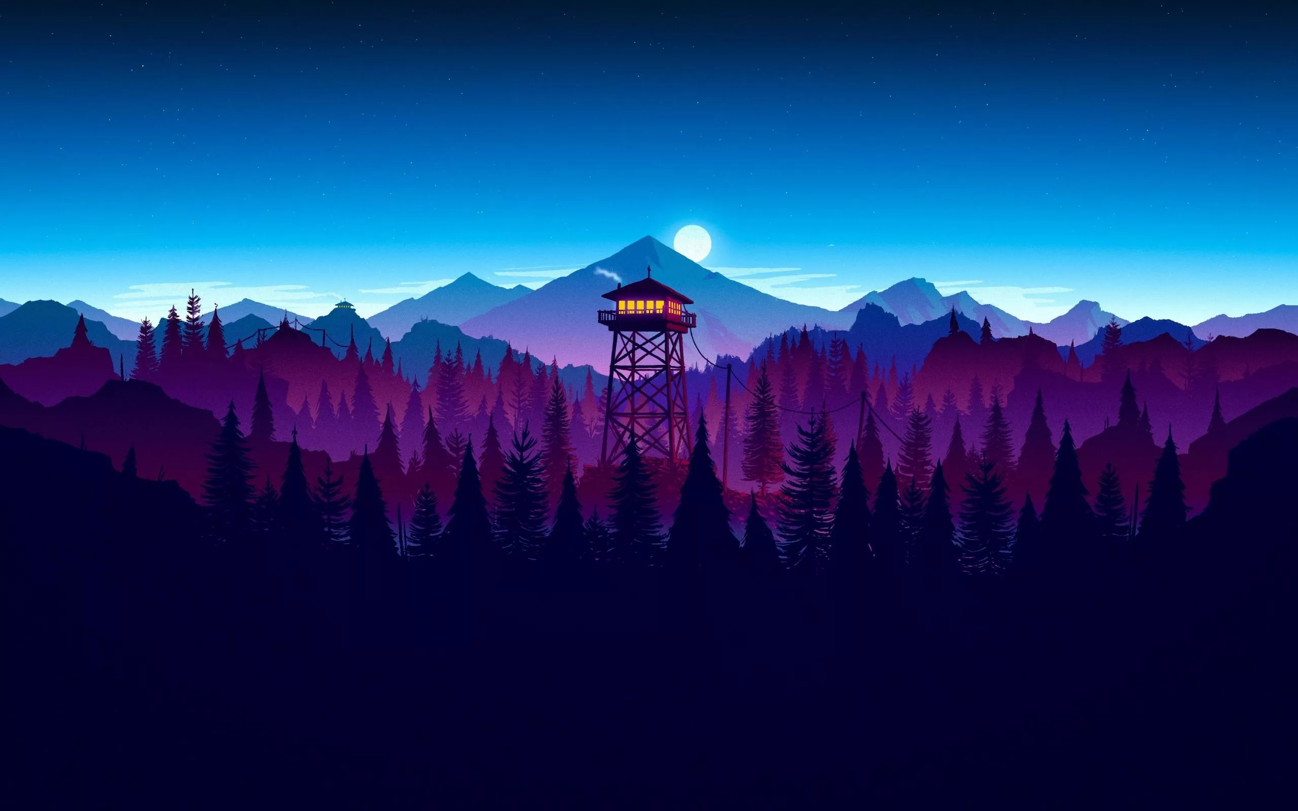 Download wallpaper 2560x1600 firewatch