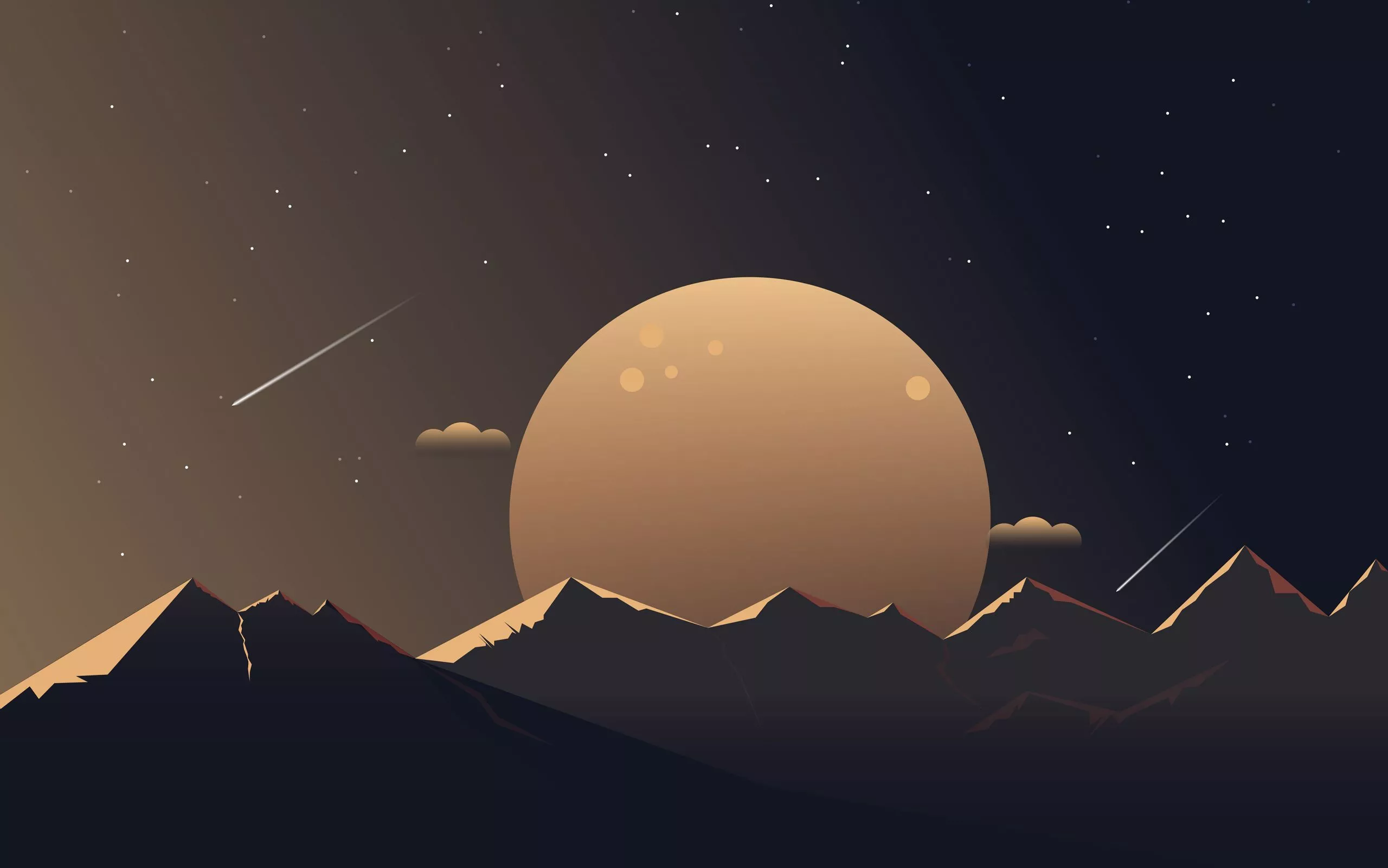 Download wallpaper 2560x1600 moonlight