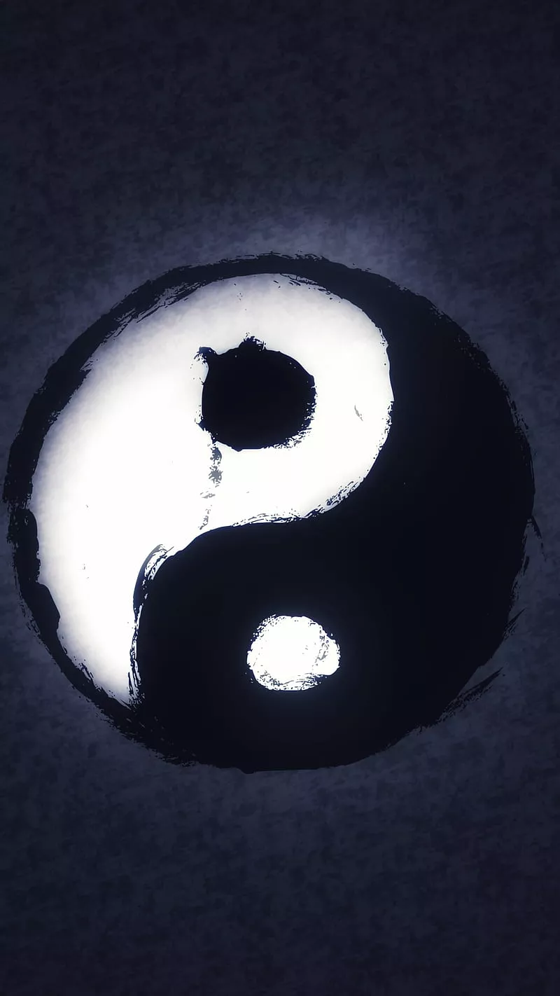 Yin Yang, art, balance, black, gloomy