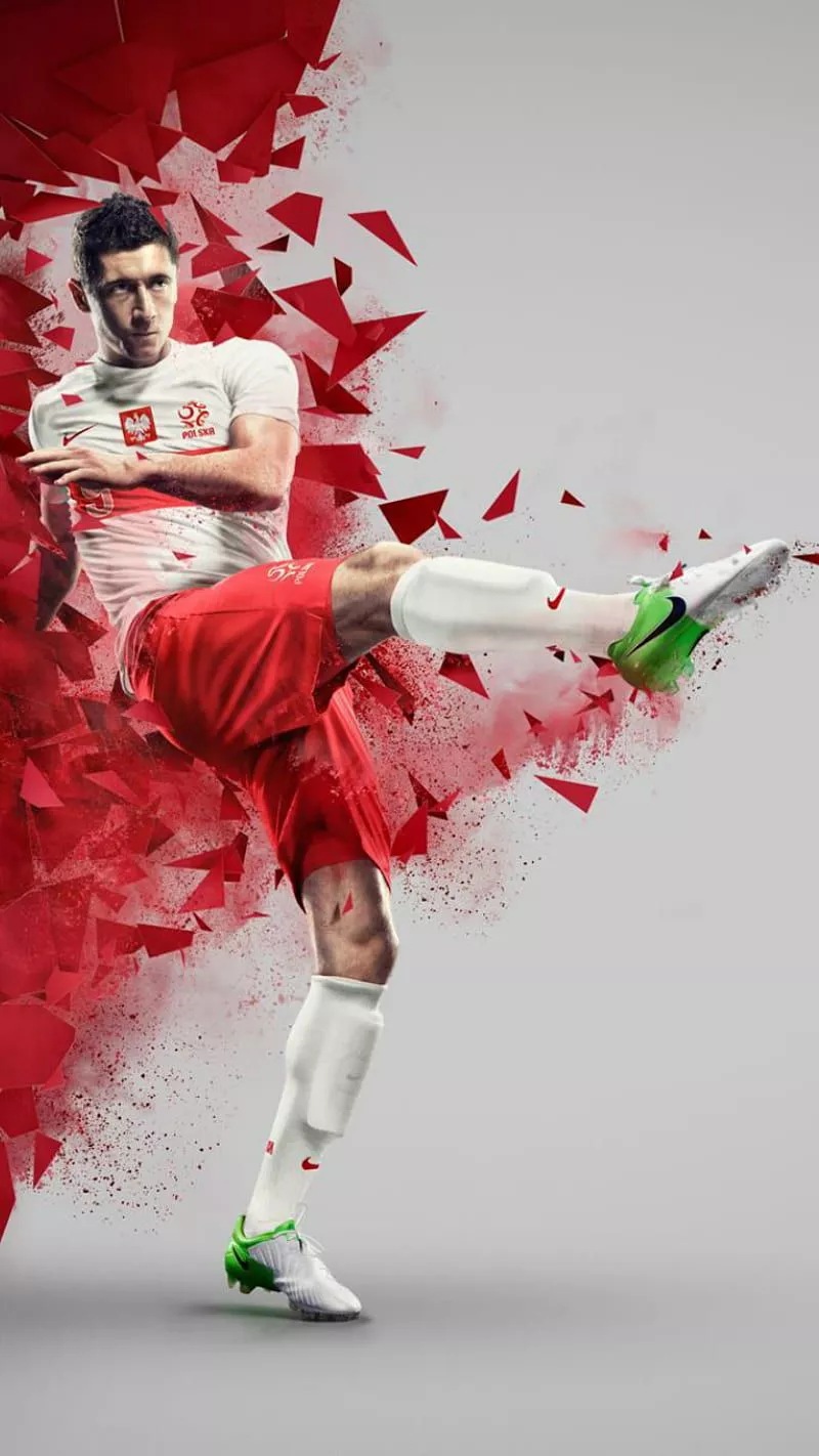 Robert Lewandowski, football, poland, HD phone wallpaper