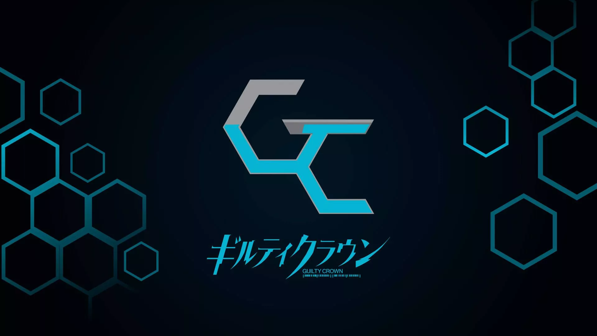 Guilty Crown Blue Logo Wallpaper