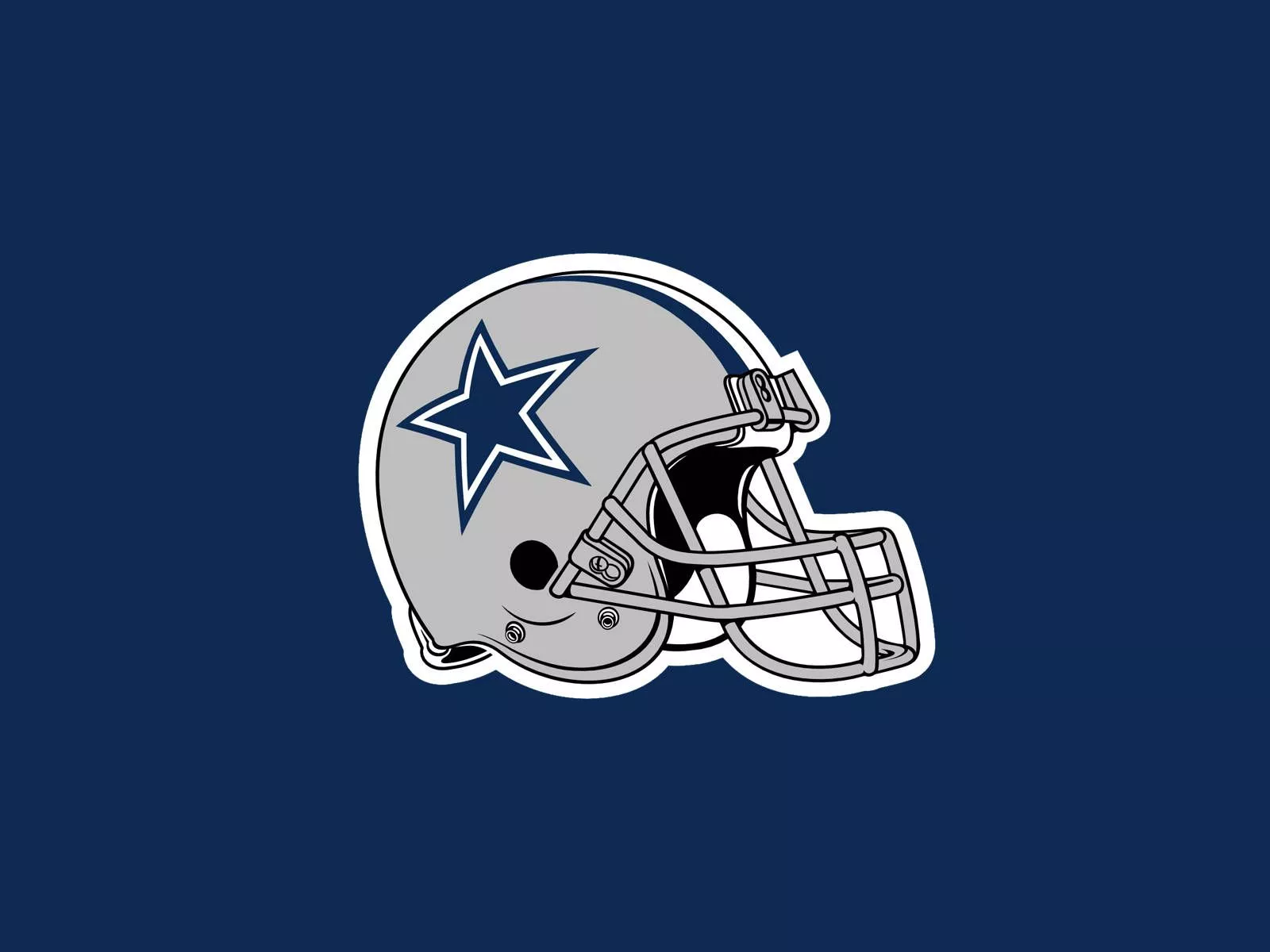 Dallas Cowboys Helmet Illustration