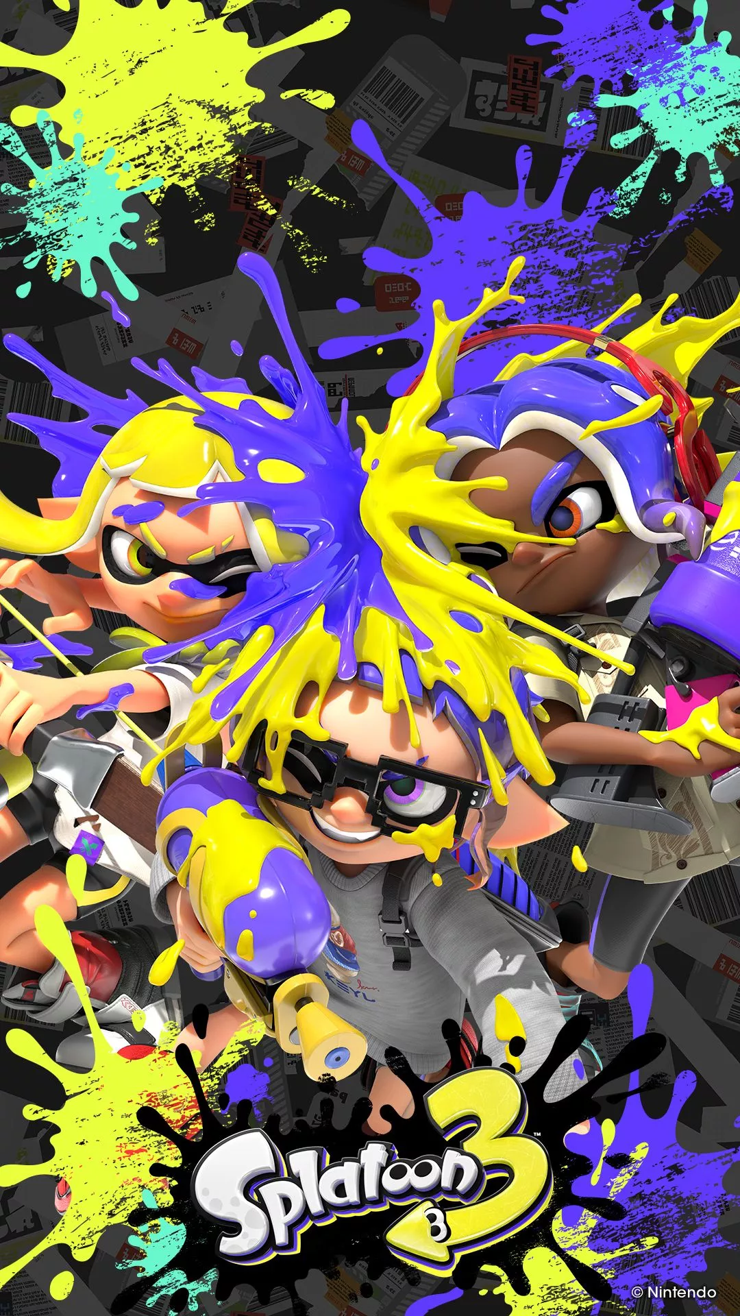 Wallpaper։ Splatoon™ 3, Nintendo