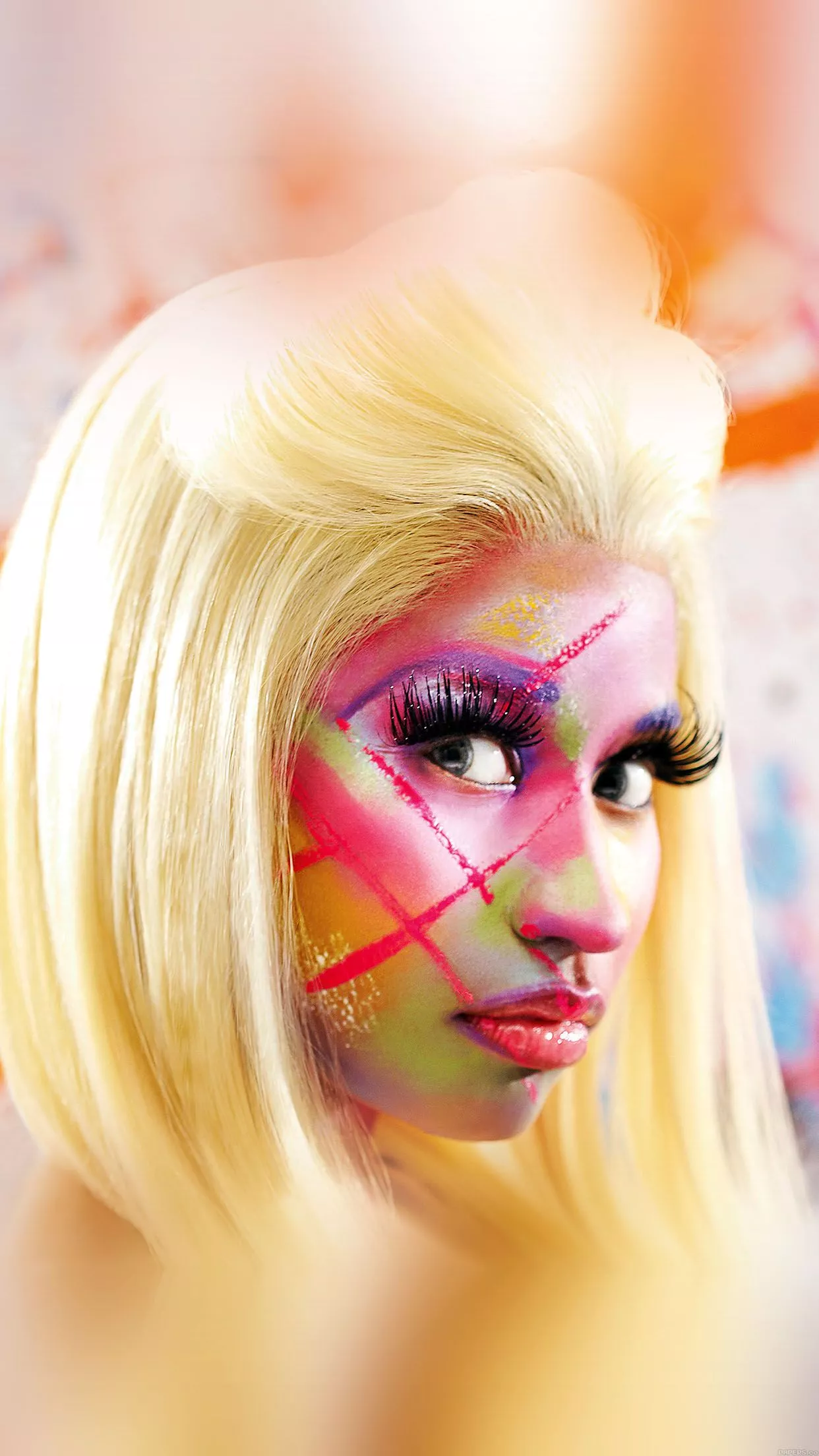 Wallpaper Nicki Minaj Face Girl