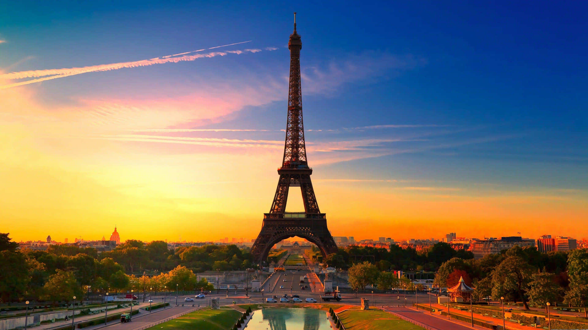 Eiffel Tower Background. Wallpaper