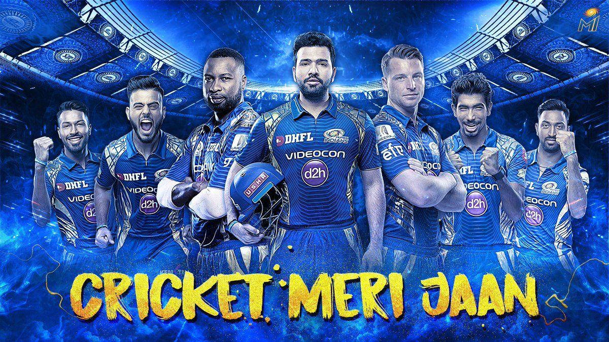 Mumbai Indians Team Players Poster