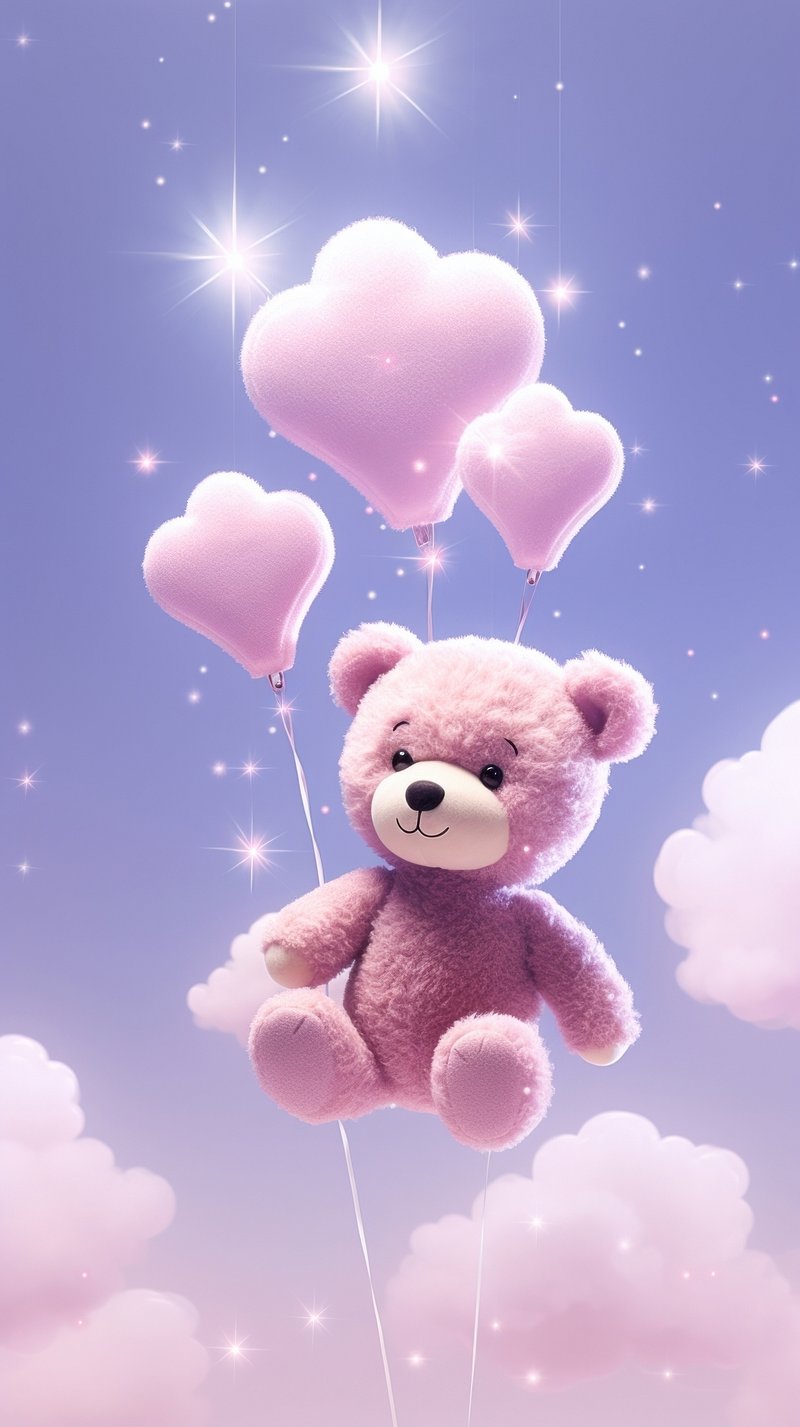 Cute Wallpaper Teddy Bear Heart Image