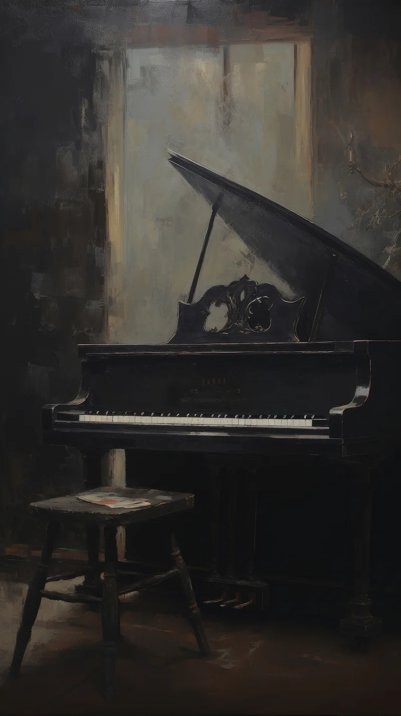 Piano Wallpaper Image. Free Photo