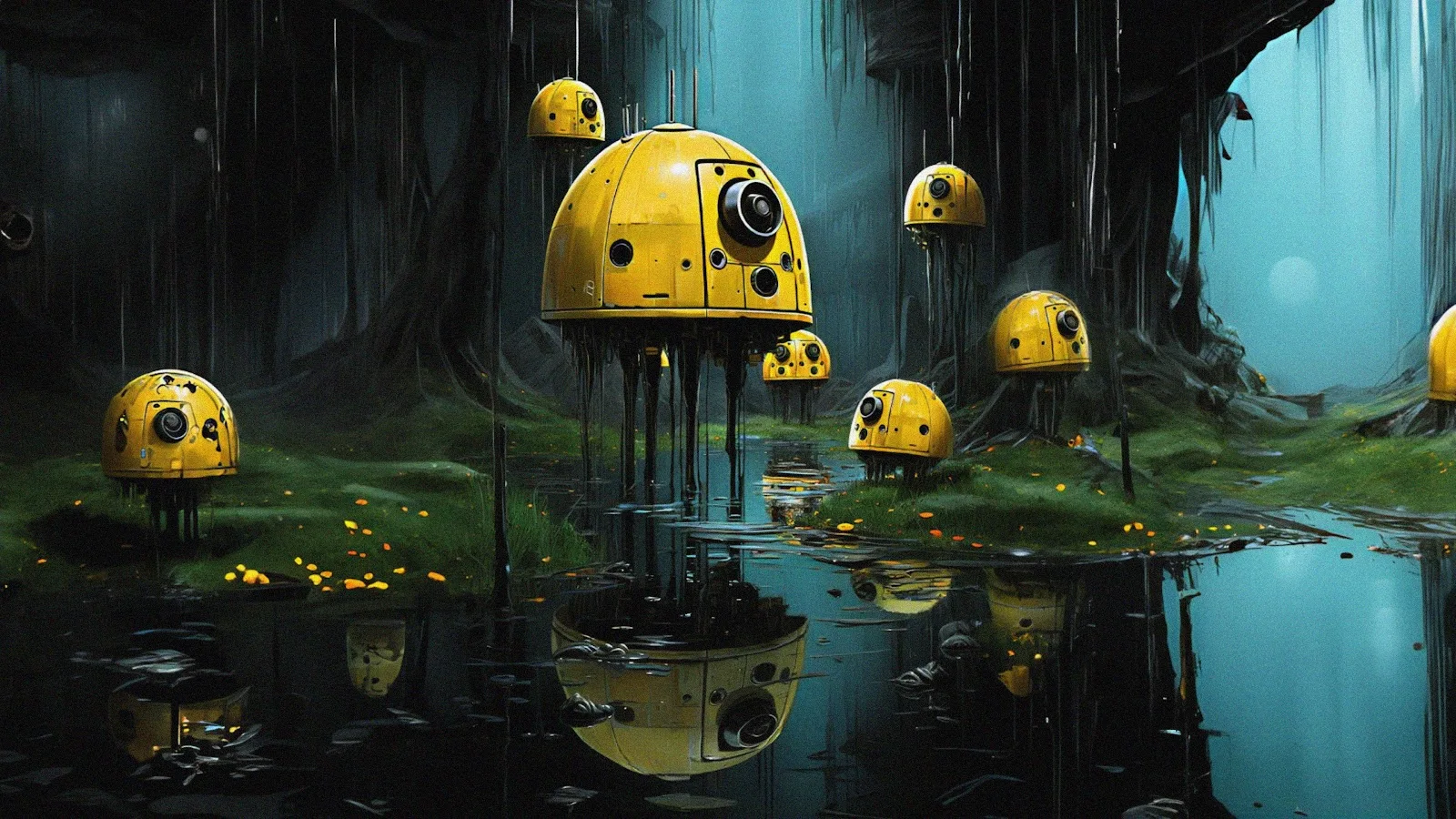 Sci Fi Nature Encounter: Midjourney AI