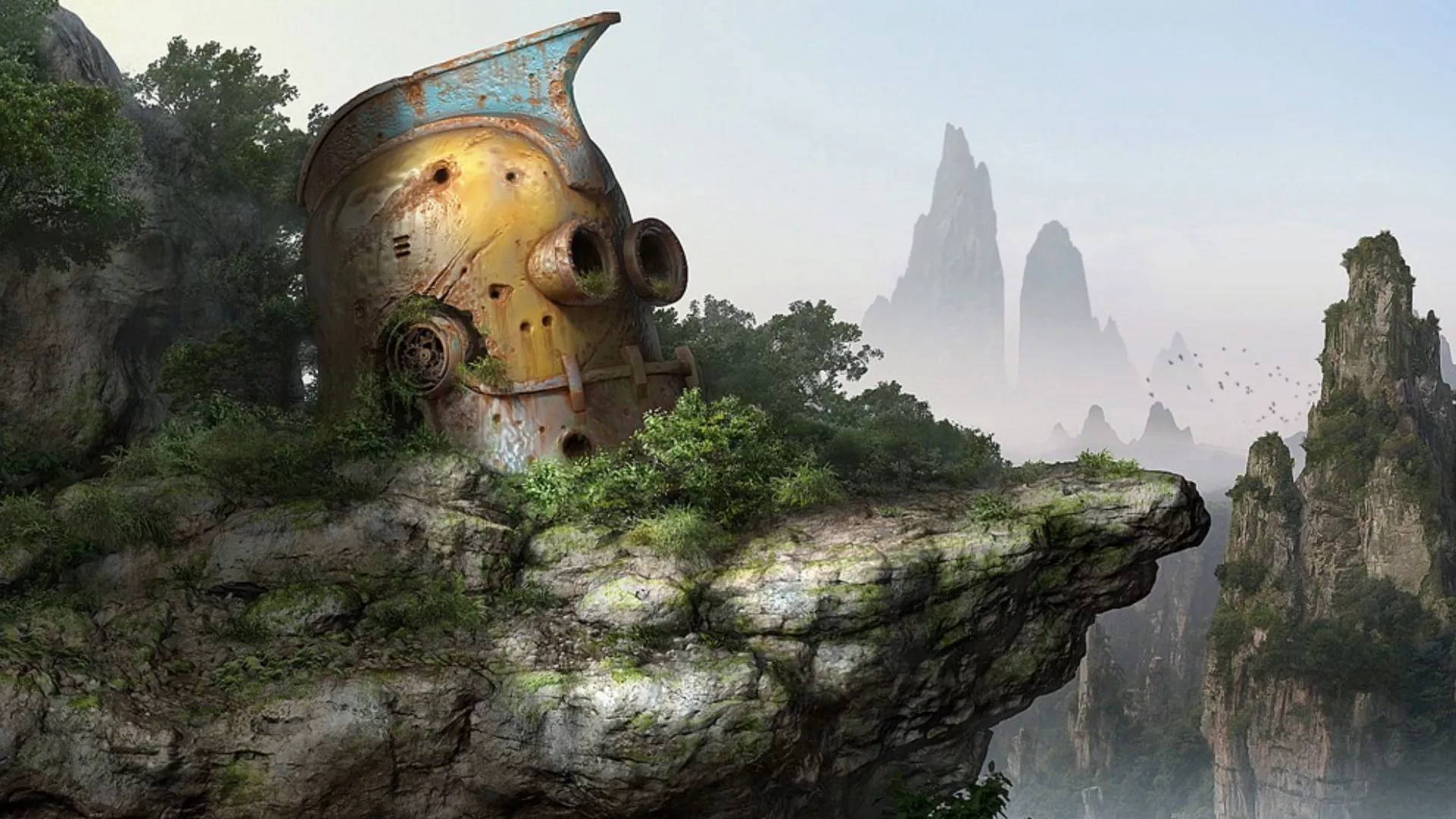 Download Sci Fi Landscape HD Wallpaper