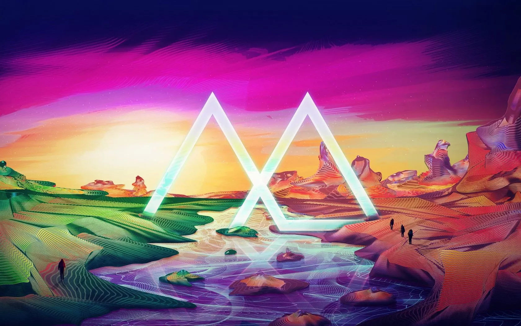 Futuristic Landscape Wallpaper. HD