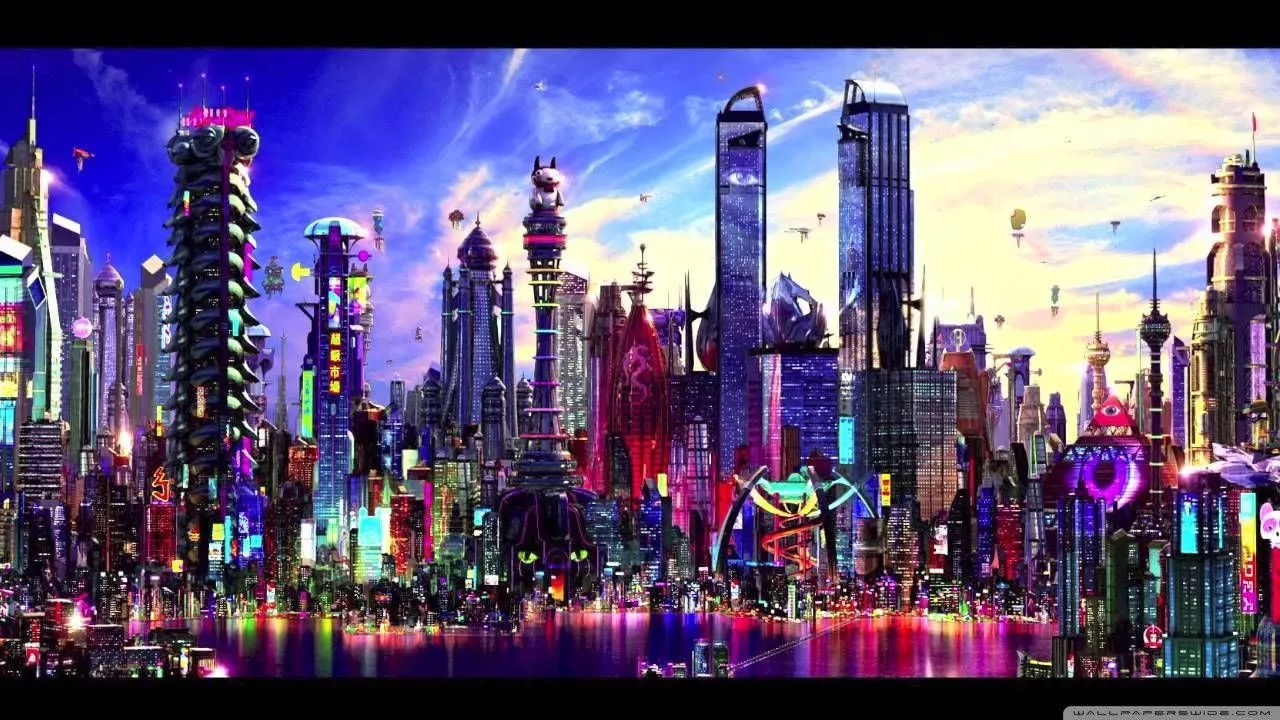 Download Futuristic City Wallpaper