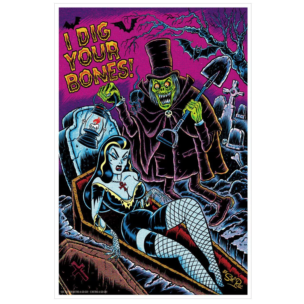 Sol Rac I Dig Your Bones Print