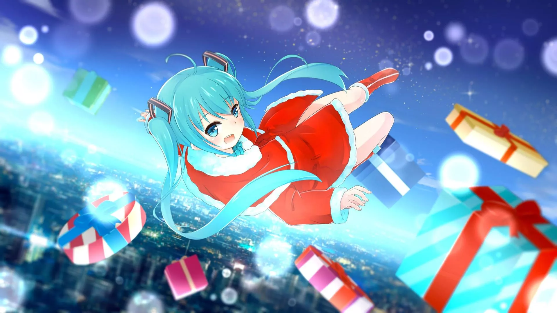 Download Santa Hatsuni Miku Anime