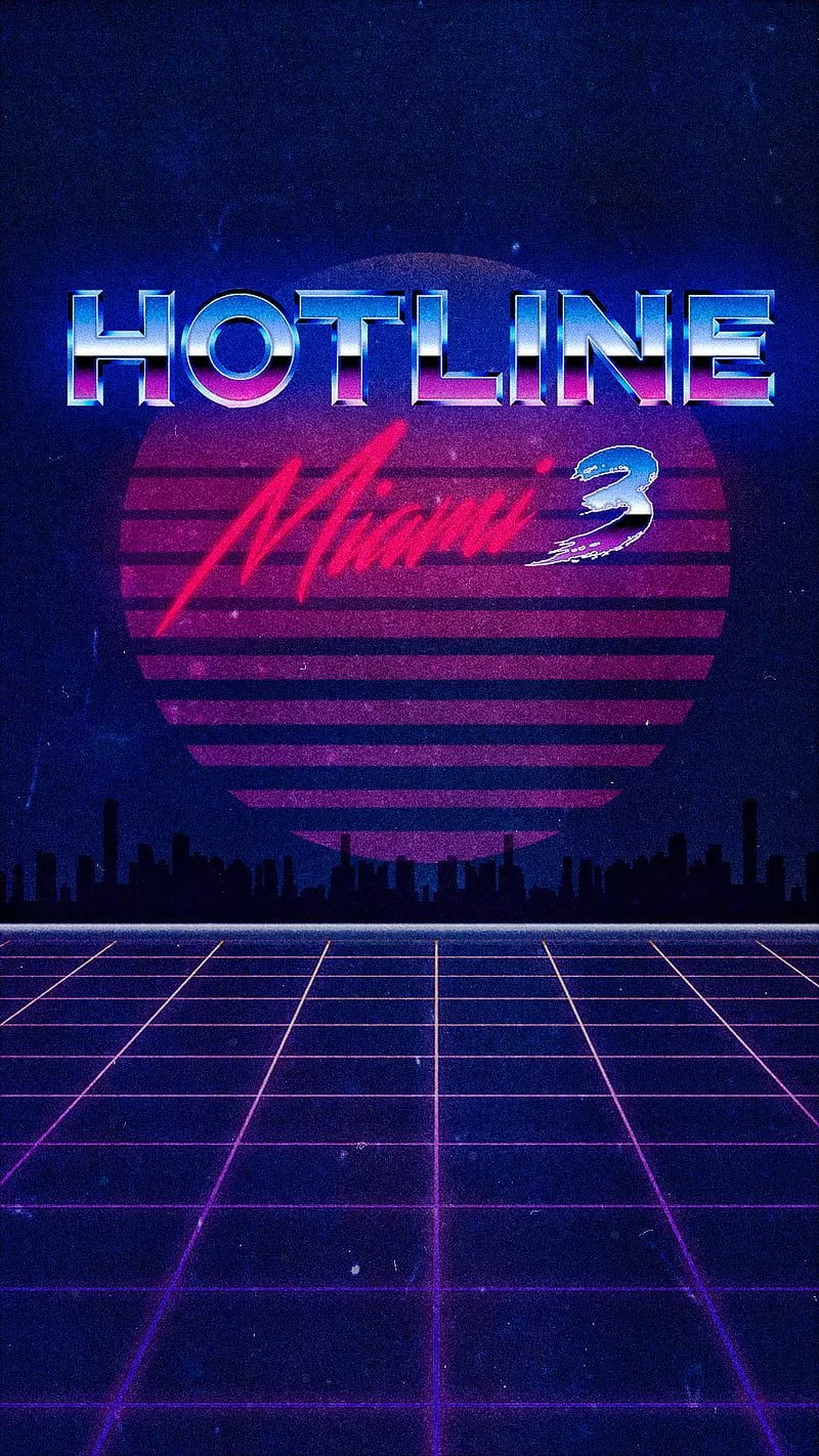 Hotline miami 3, 80s, blue, neon