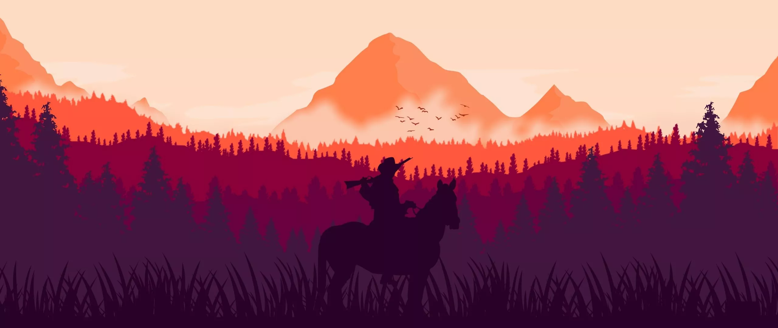 wallpaper 2560x1080 red dead redemption