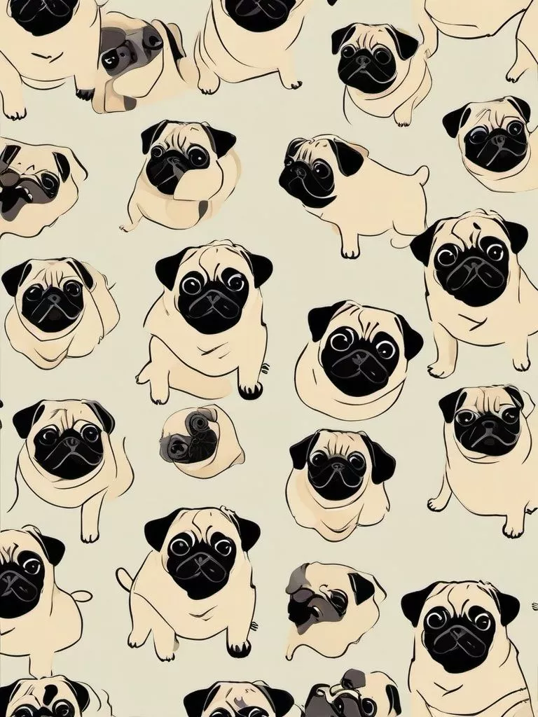 Pug Wallpaper Cute , Mobile iPhone