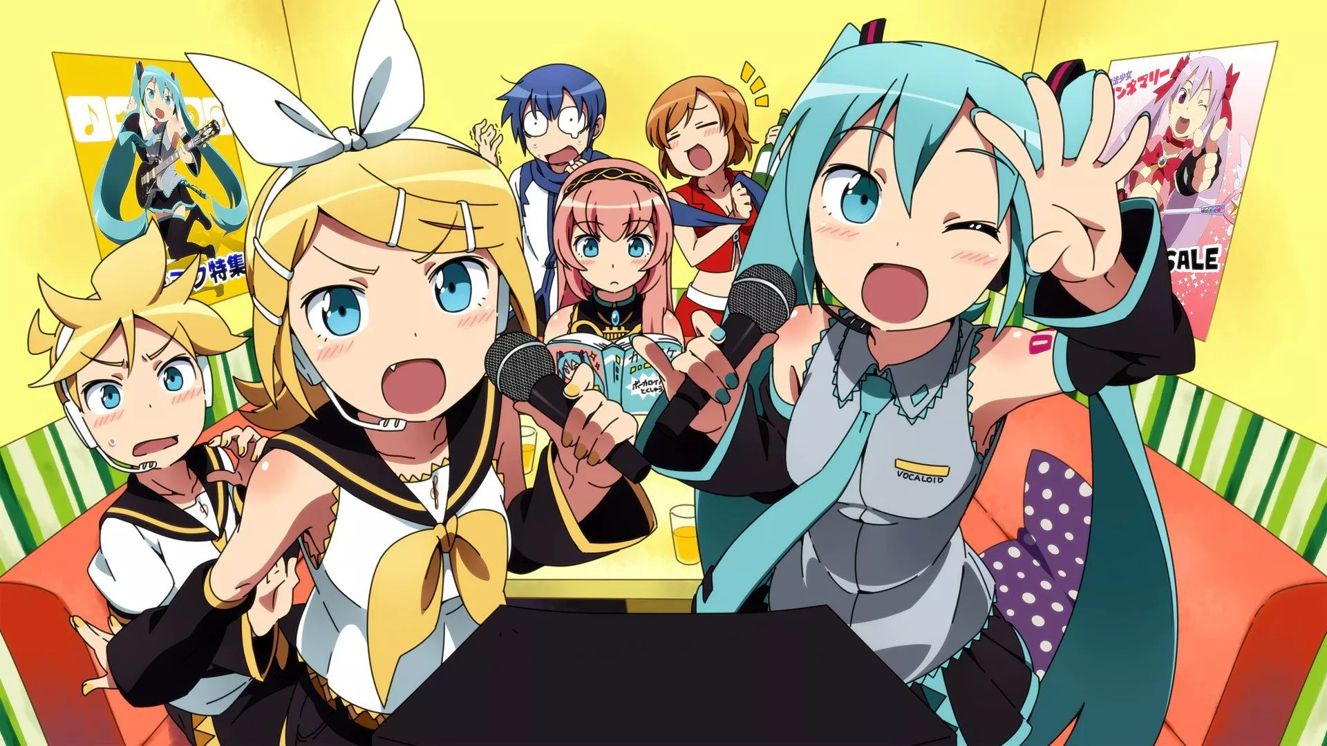 Vocaloid Karaoke Party HD Wallpaper