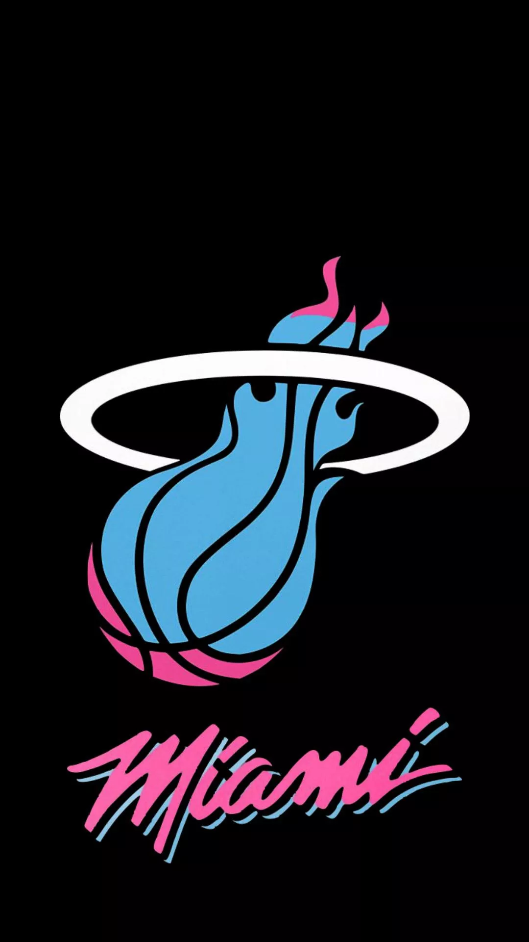NBA Miami Heat Sports Phone Wallpaper
