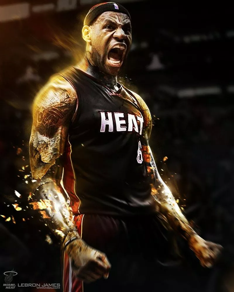 Lebron store heat wallpaper