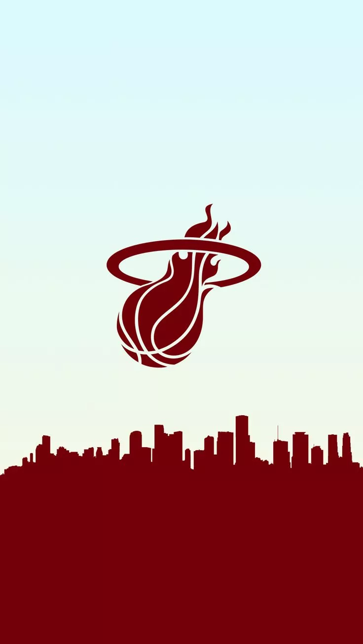 Miami Heat Basketball Phone Background