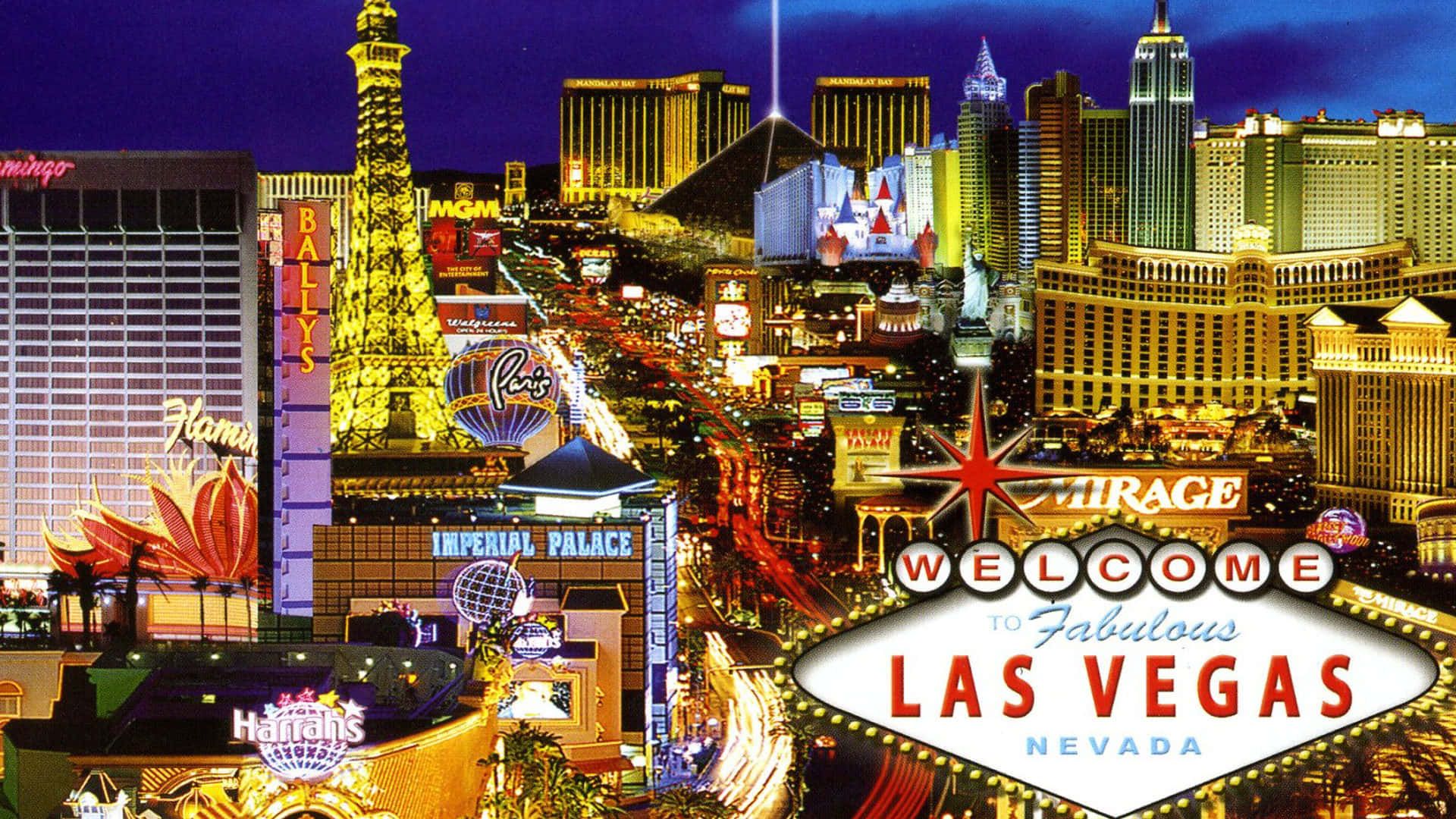 Glitz of Las Vegas Wallpaper