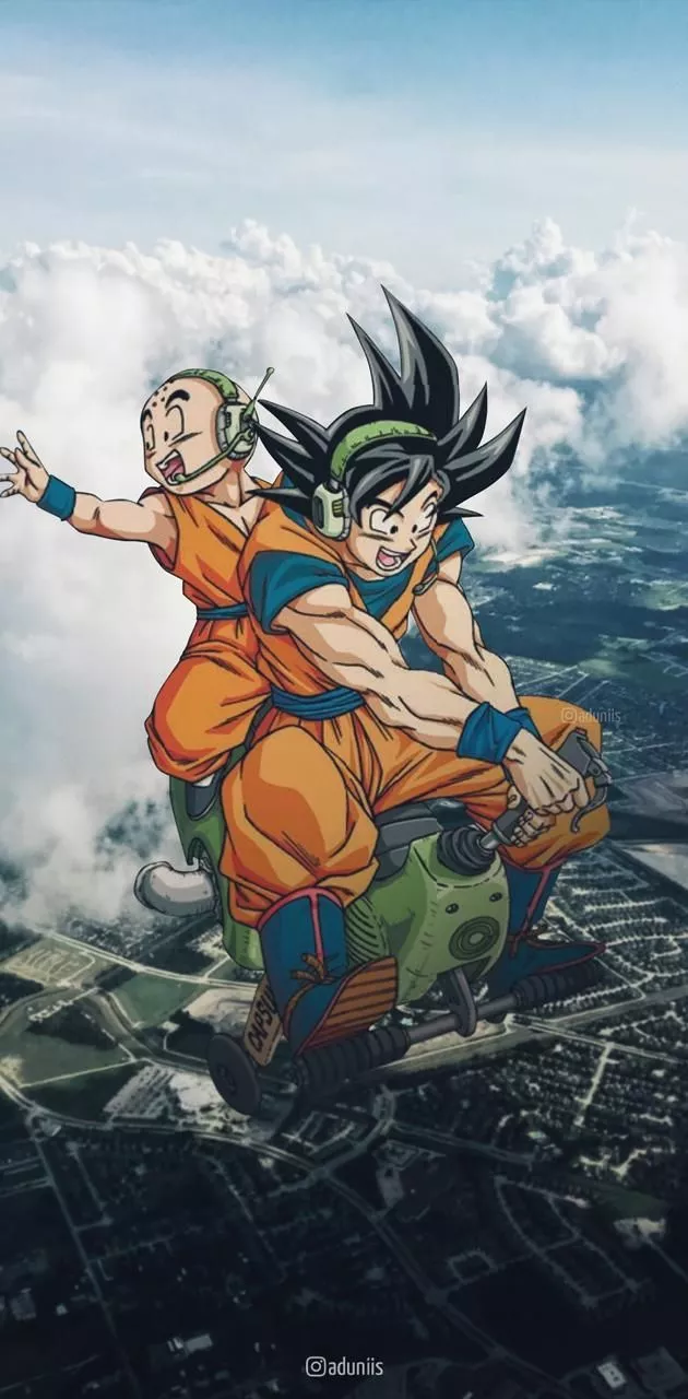 Goku and krillin wallpaper