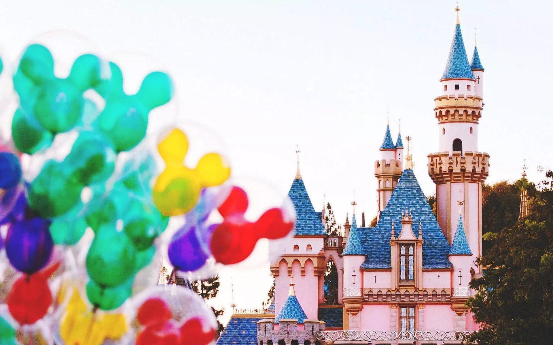 Aesthetic Disneyland Blue Castle